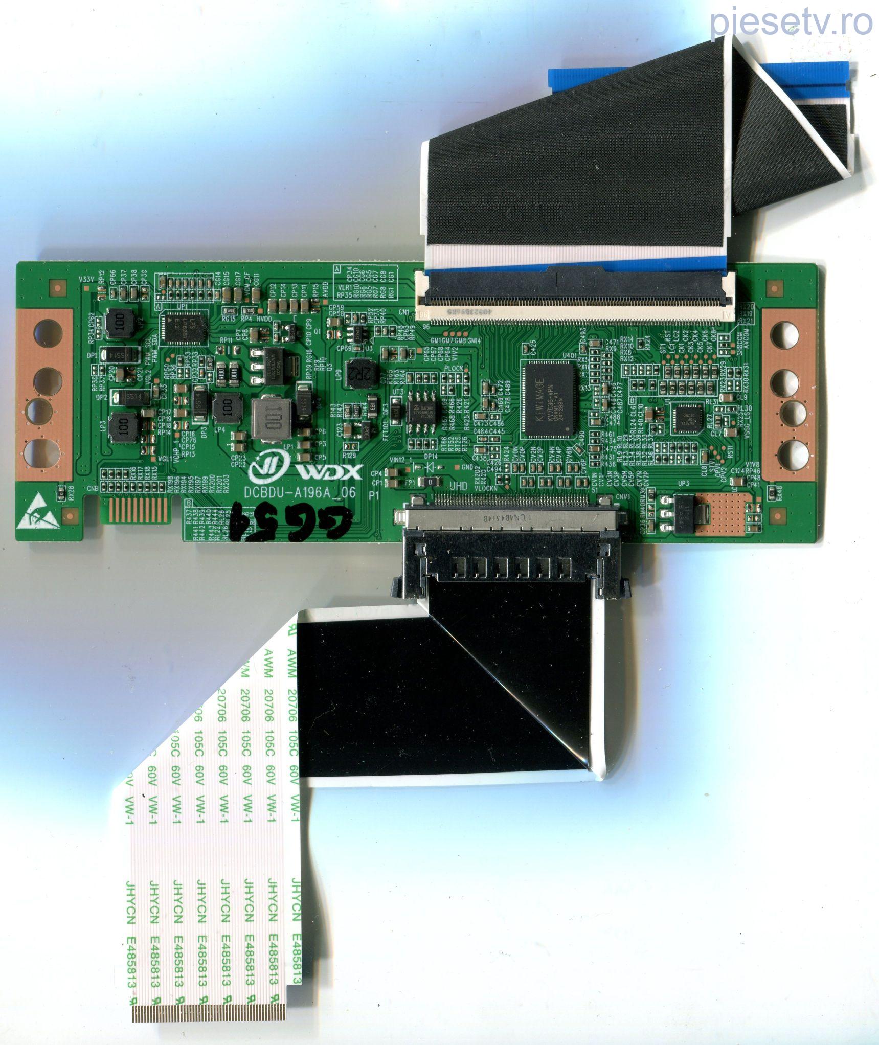 WDX DCBDU-A196A_06 T430QVN03.J 2S UHD - pozitia GG159 GG162 GG320