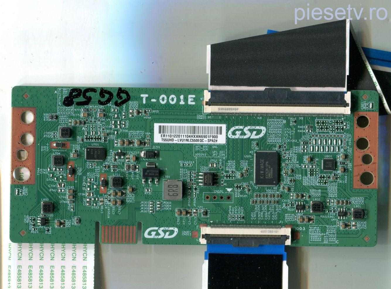 GSD T-001E T55UHD-LVU1NLC550EQC-SPA2 - pozitia GG57 GG58 GG105 GG106
