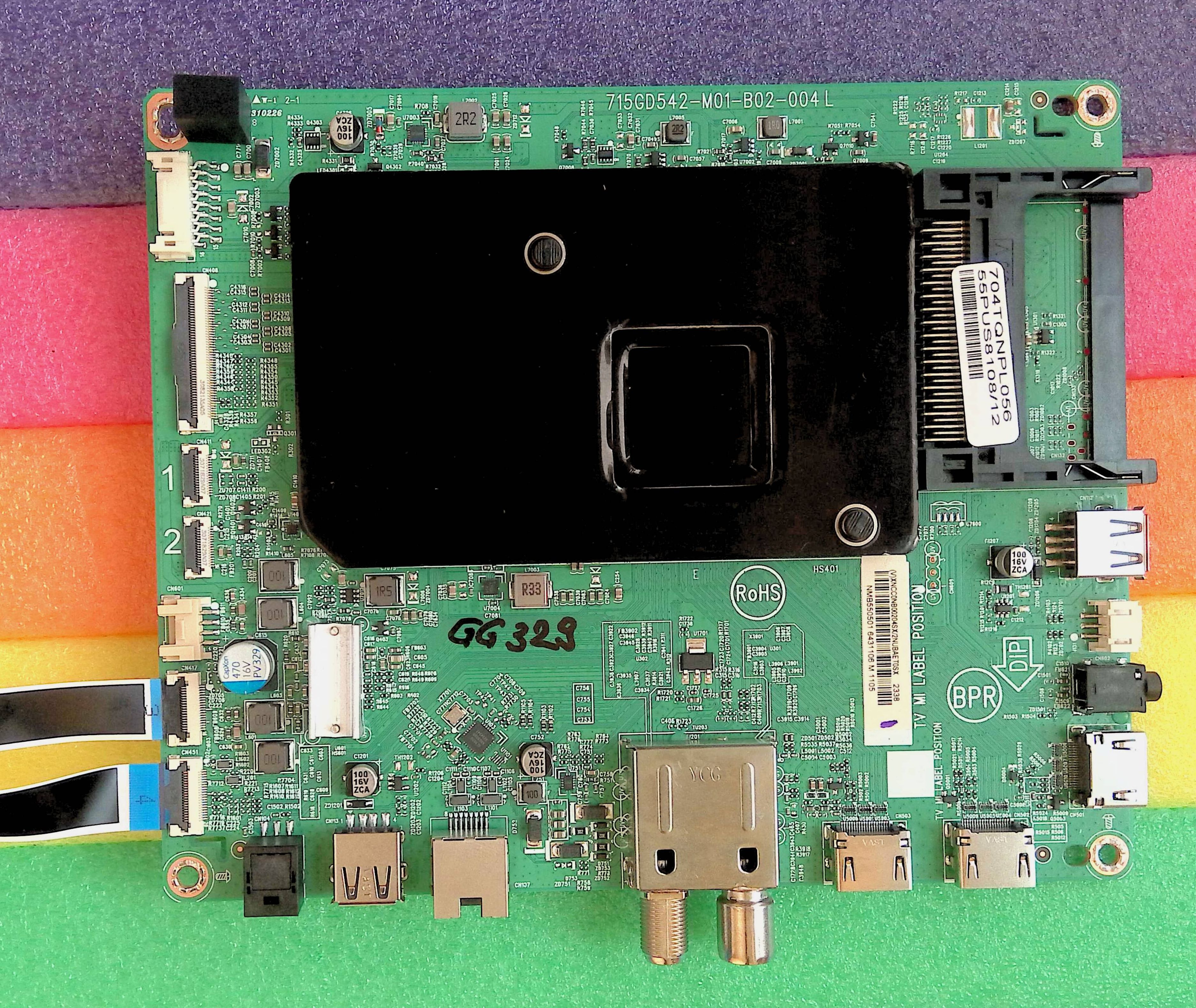 715GD542-M01-B02-004L - pozitia GG329 - placa blocata in Standby