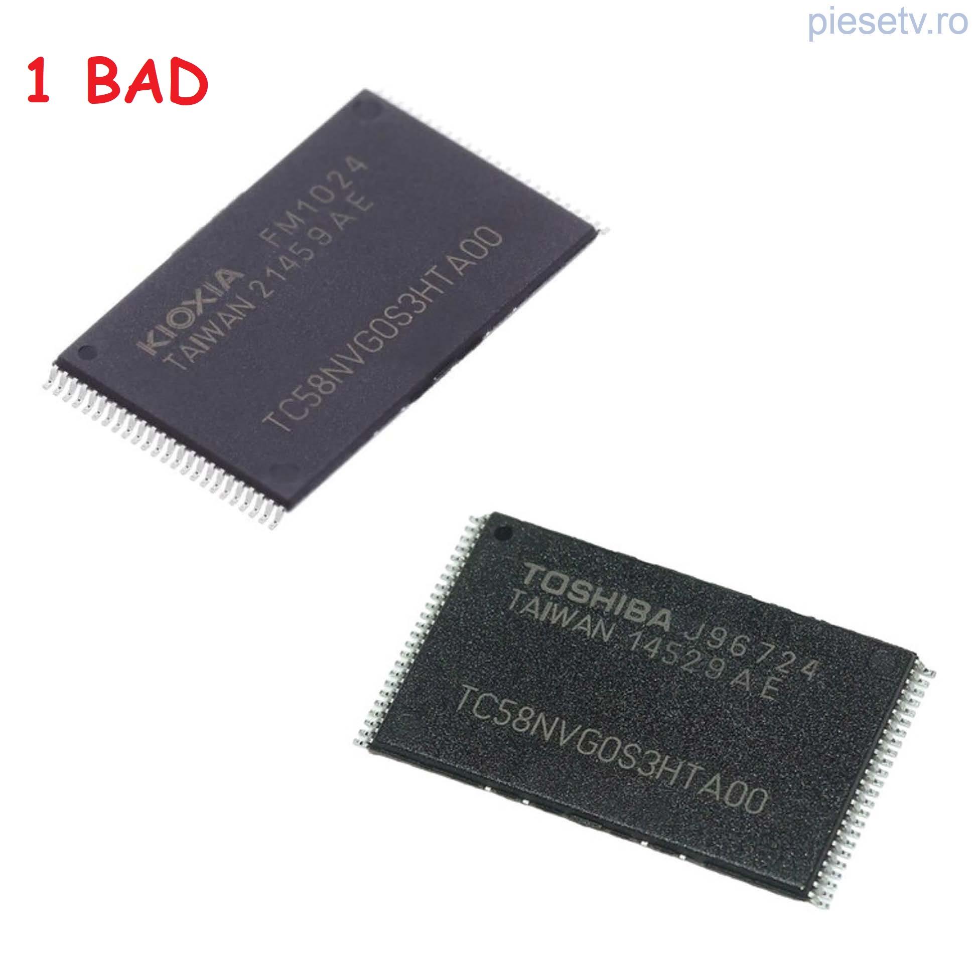  2 x Nand TC58NVG0S3HTA00 ptr LG seria LF = 1 + 1 gratis - 1 BAD