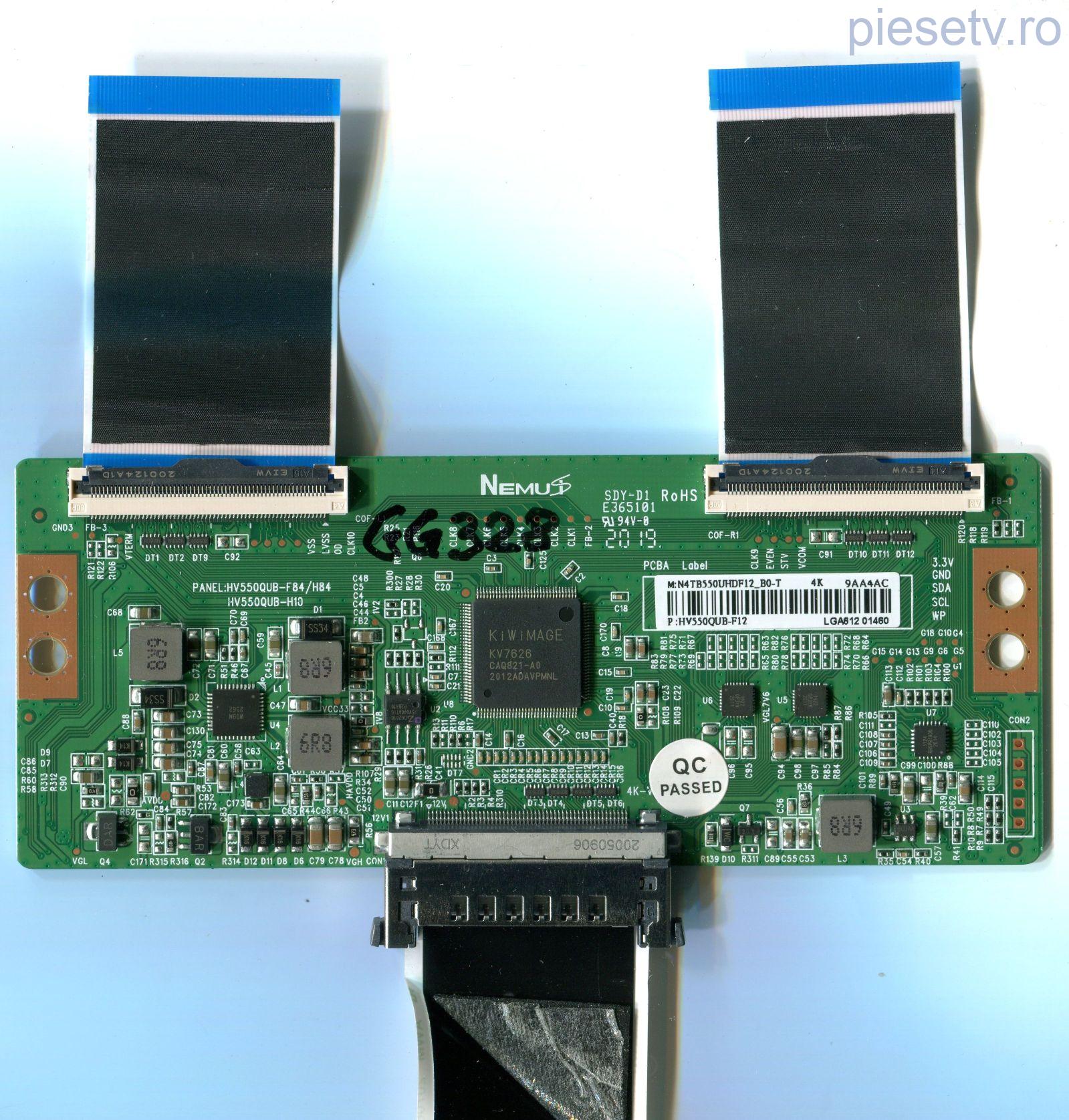 NEMUS N4TB550UHDF12_B0-T HV550QUB-F12 HV550QUB-F84 H84 H10 - pozitia GG328