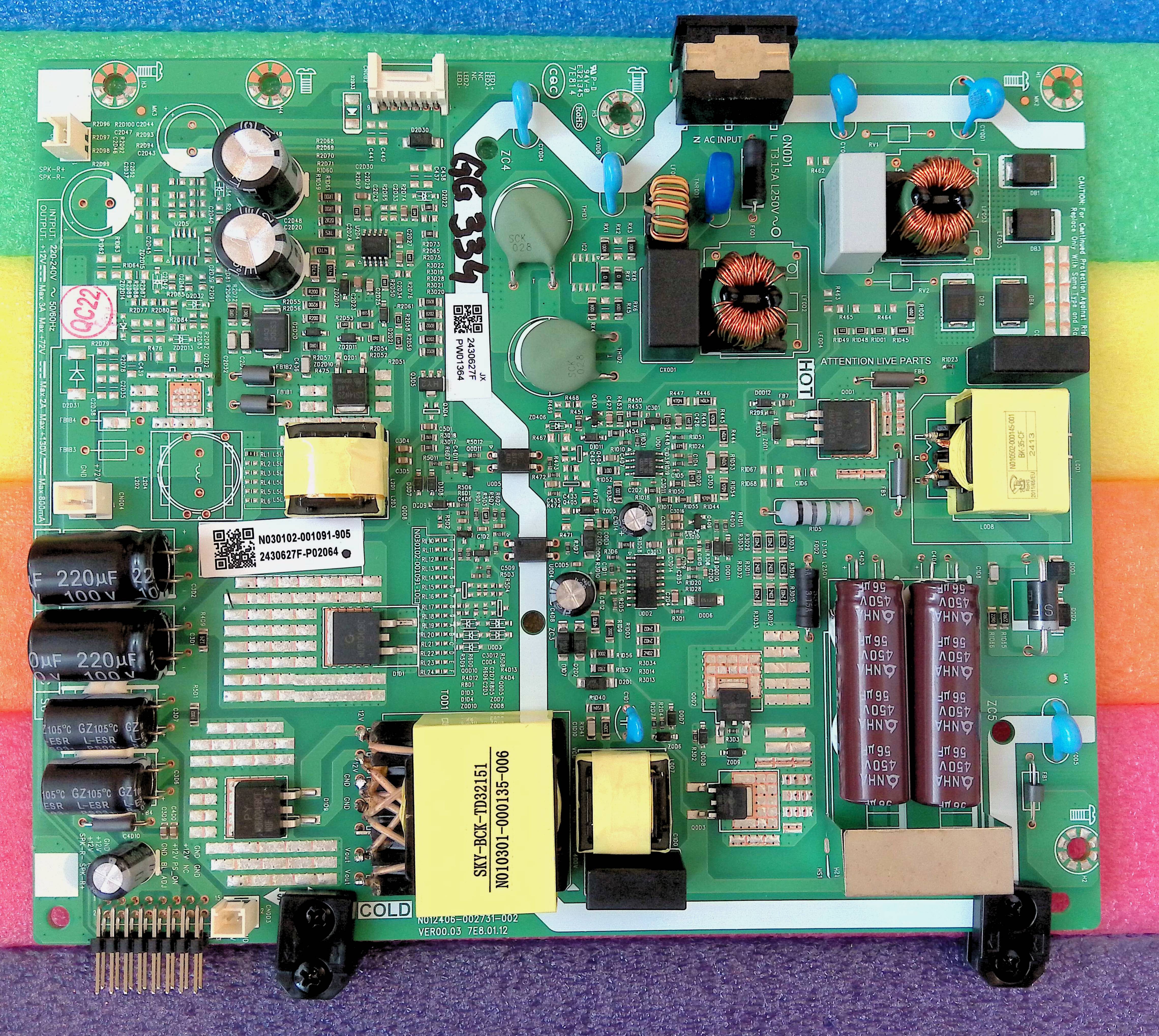 L5LA3J N012406-002731-002 VER00.03 7E8.01.12 - pozitia GG334 GG907
