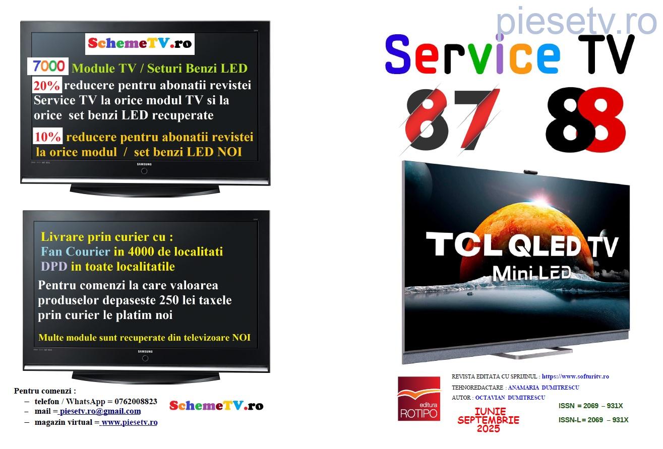                        SERVICE TV - Nr 87 / 88 - iunie~septembrie 2025