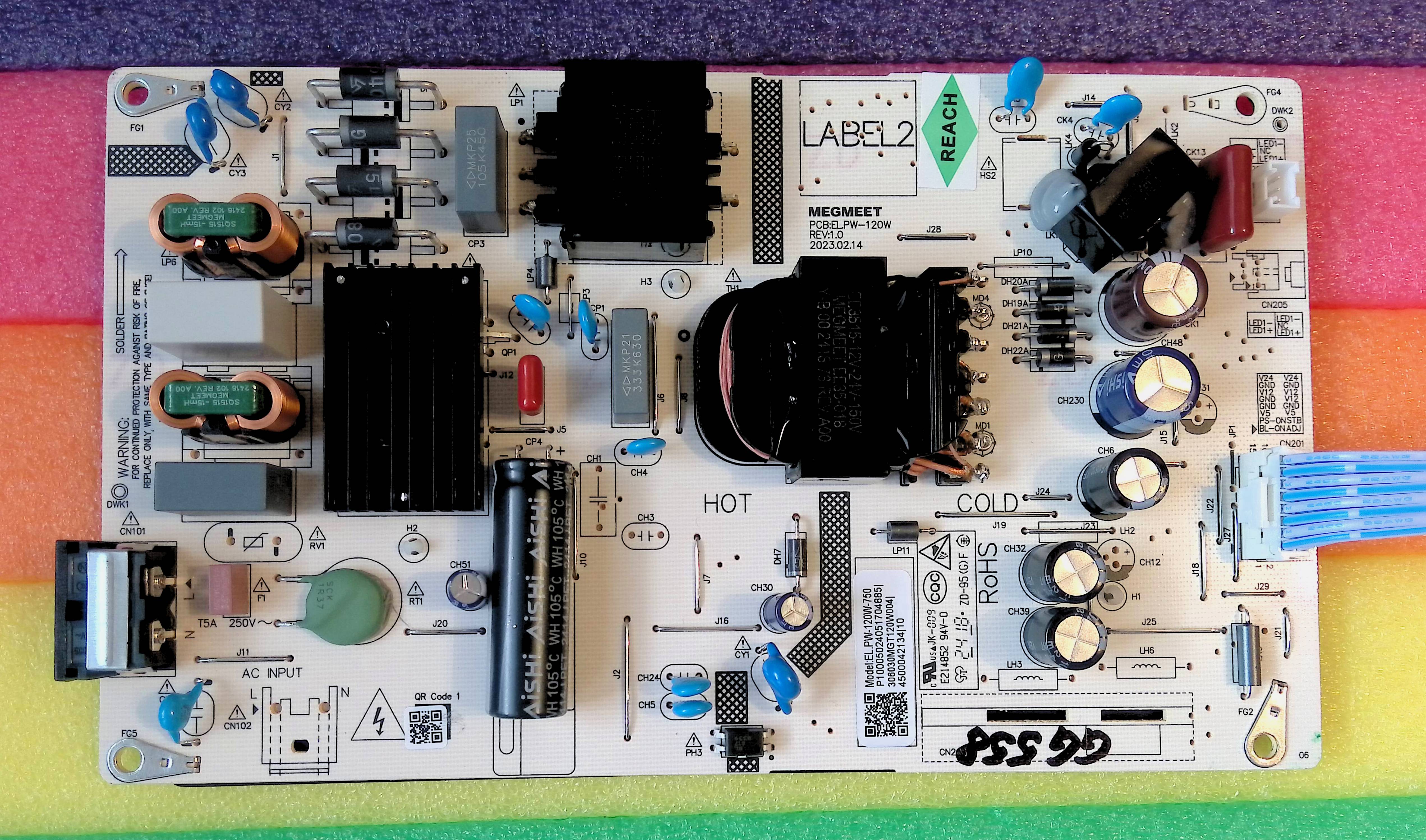 MEGMEET EL.PW-120W REV.1.0 EL.PW-120W-750 - pozitia GG558