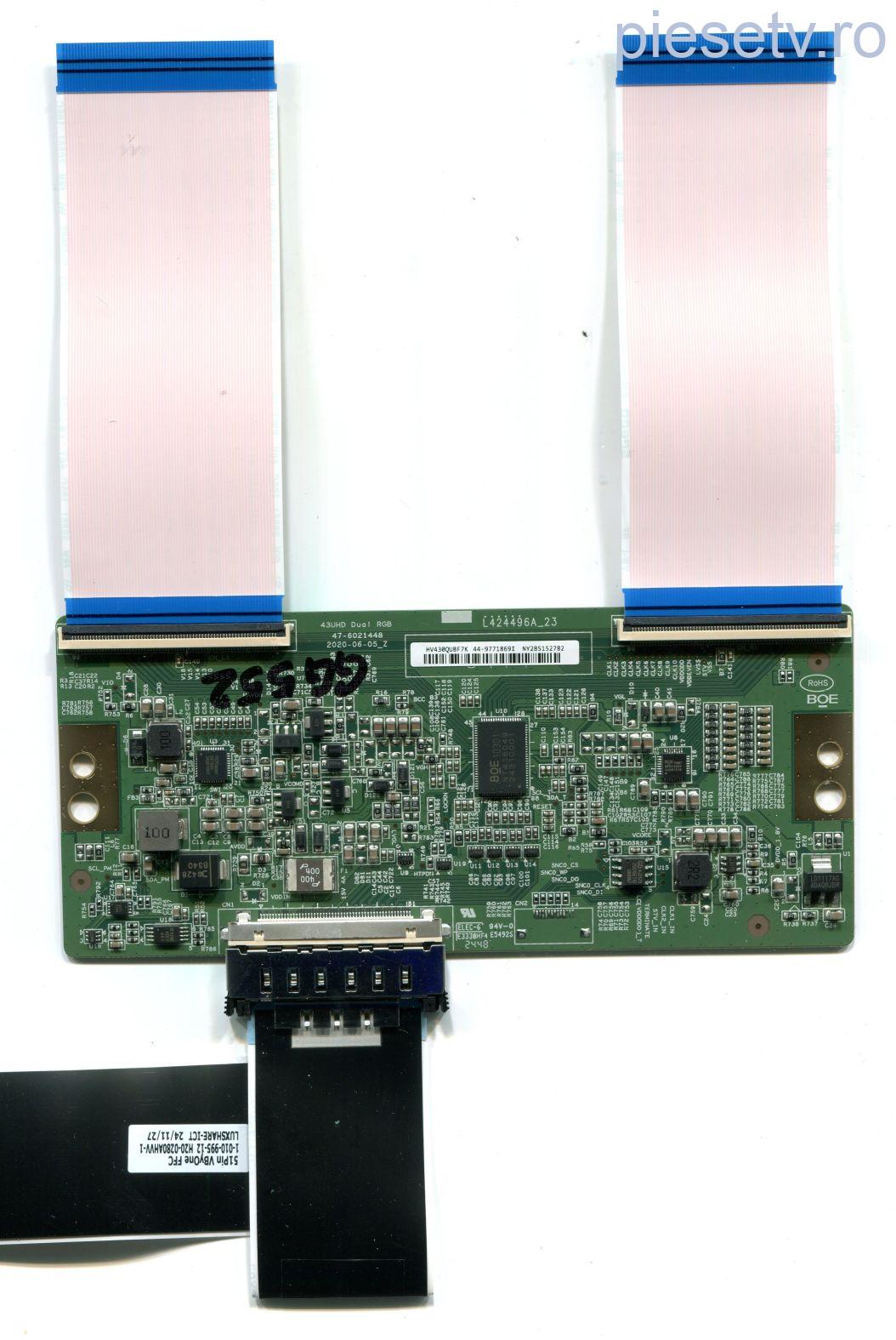 HV430QUB7FK 43UHD Dual RGB 47-6021448 L424496A+23 - pozitia GG552