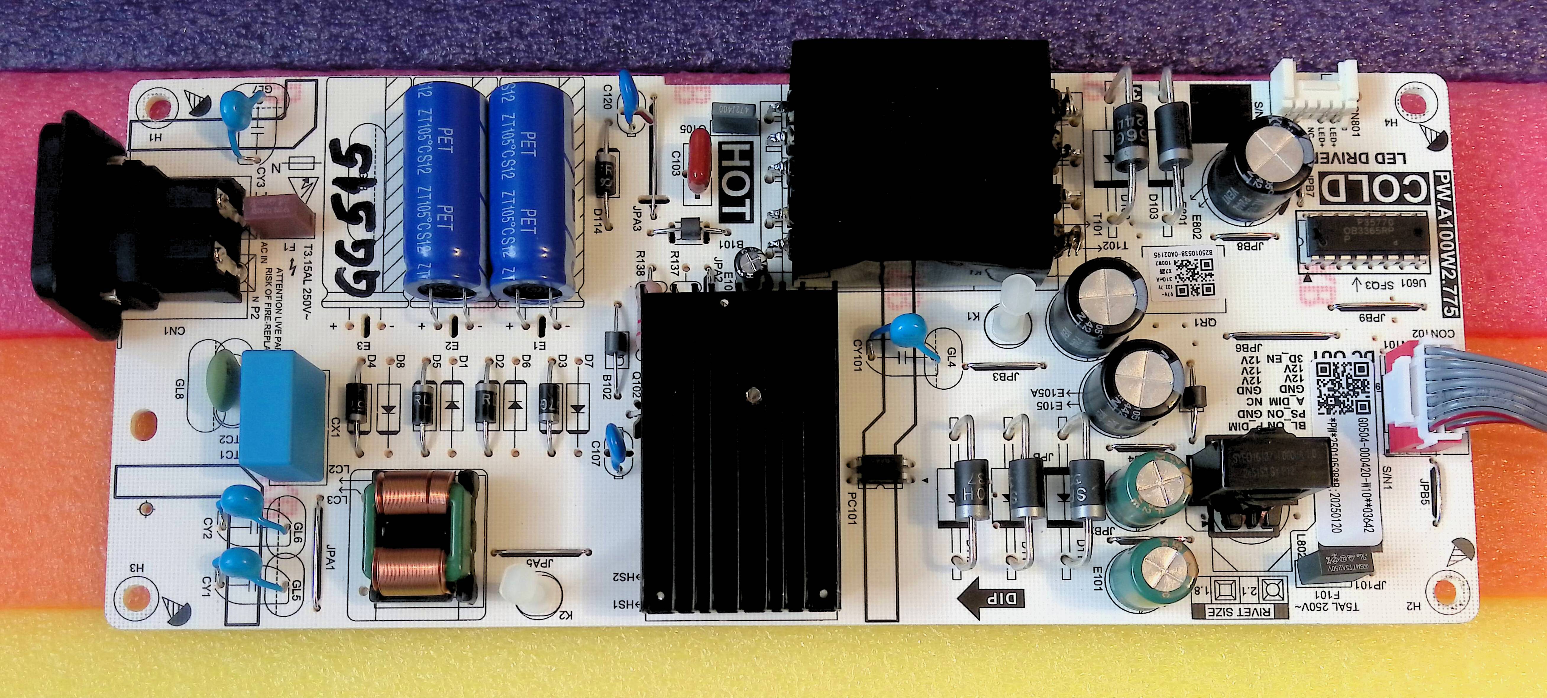 PW.A100W2.775 55" - pozitia GG515 GG739