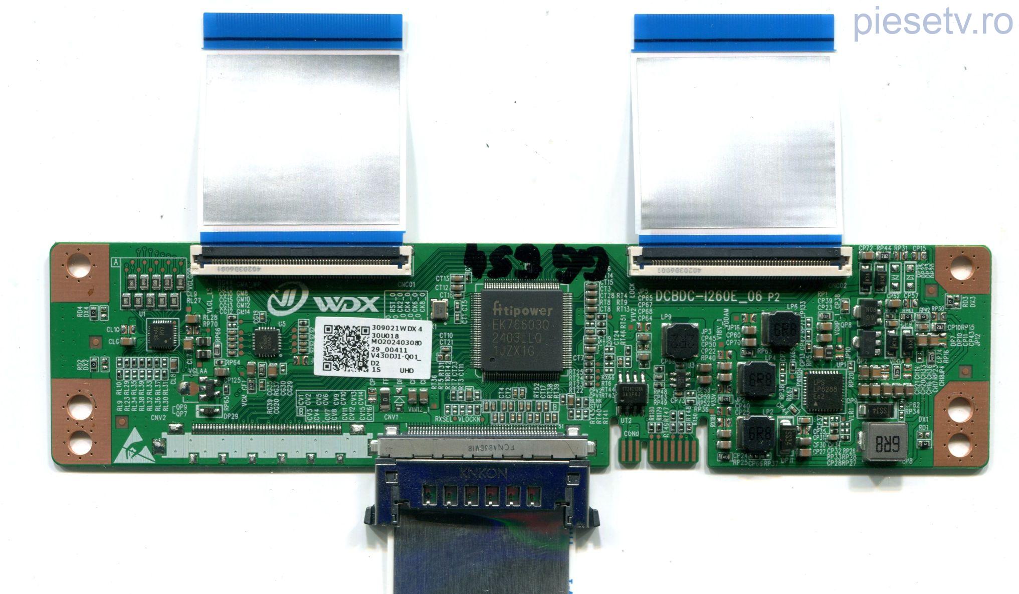 WDX DCBDC-I260E_06 V430DJ1-Q01 D2 1S UHD - pozitia GG654