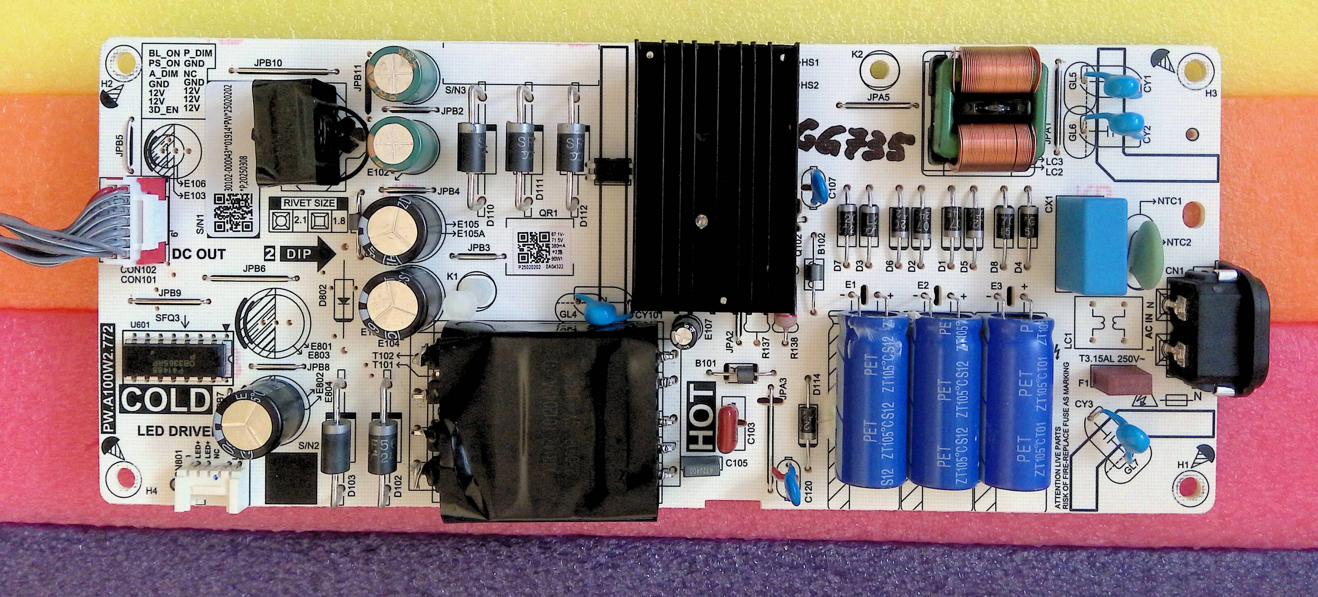 PW.A100W2.772 55" - pozitia GG735 GG736 GG932 GG934