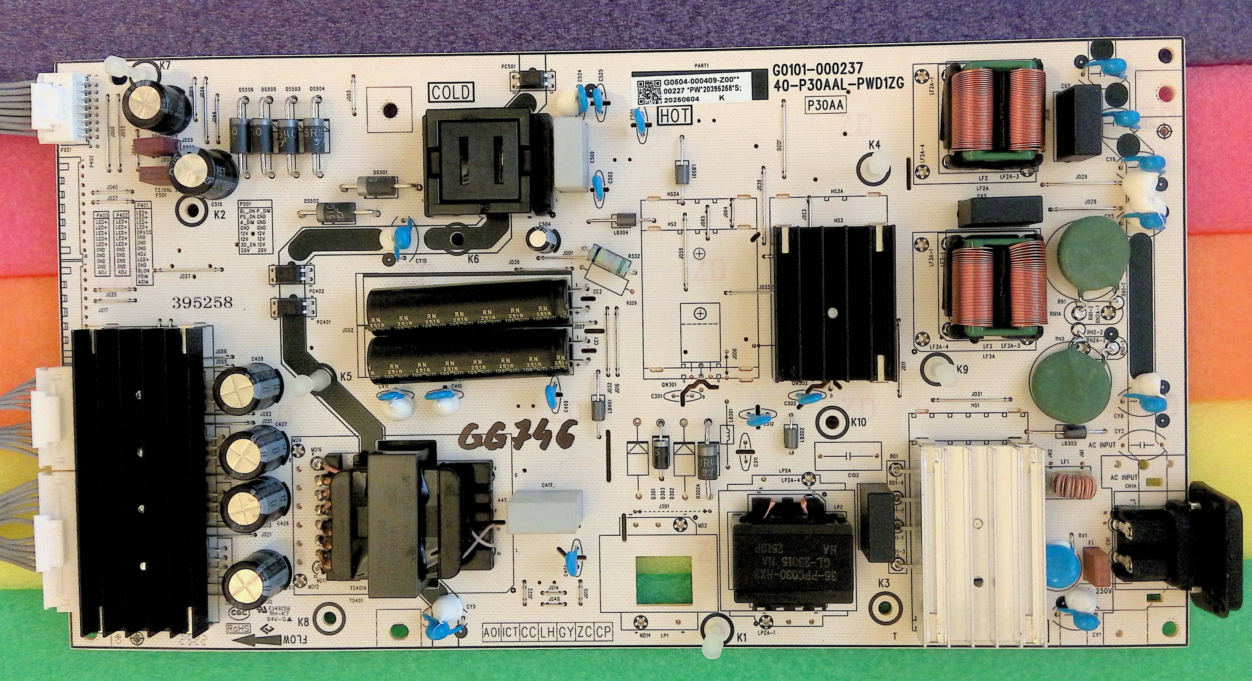P30AA 40-P30AAL-PWD1ZG G0101-000237 55" - pozitia GG746 GG950