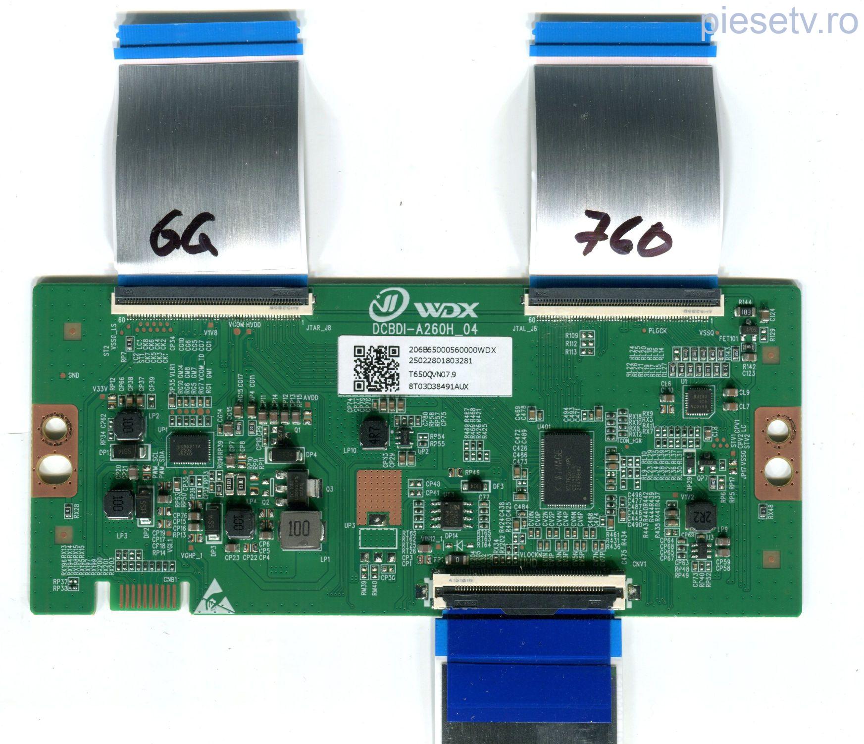 WDX DCBDI-A260H_04 T650QVN07.9 - pozitia GG760 GG965