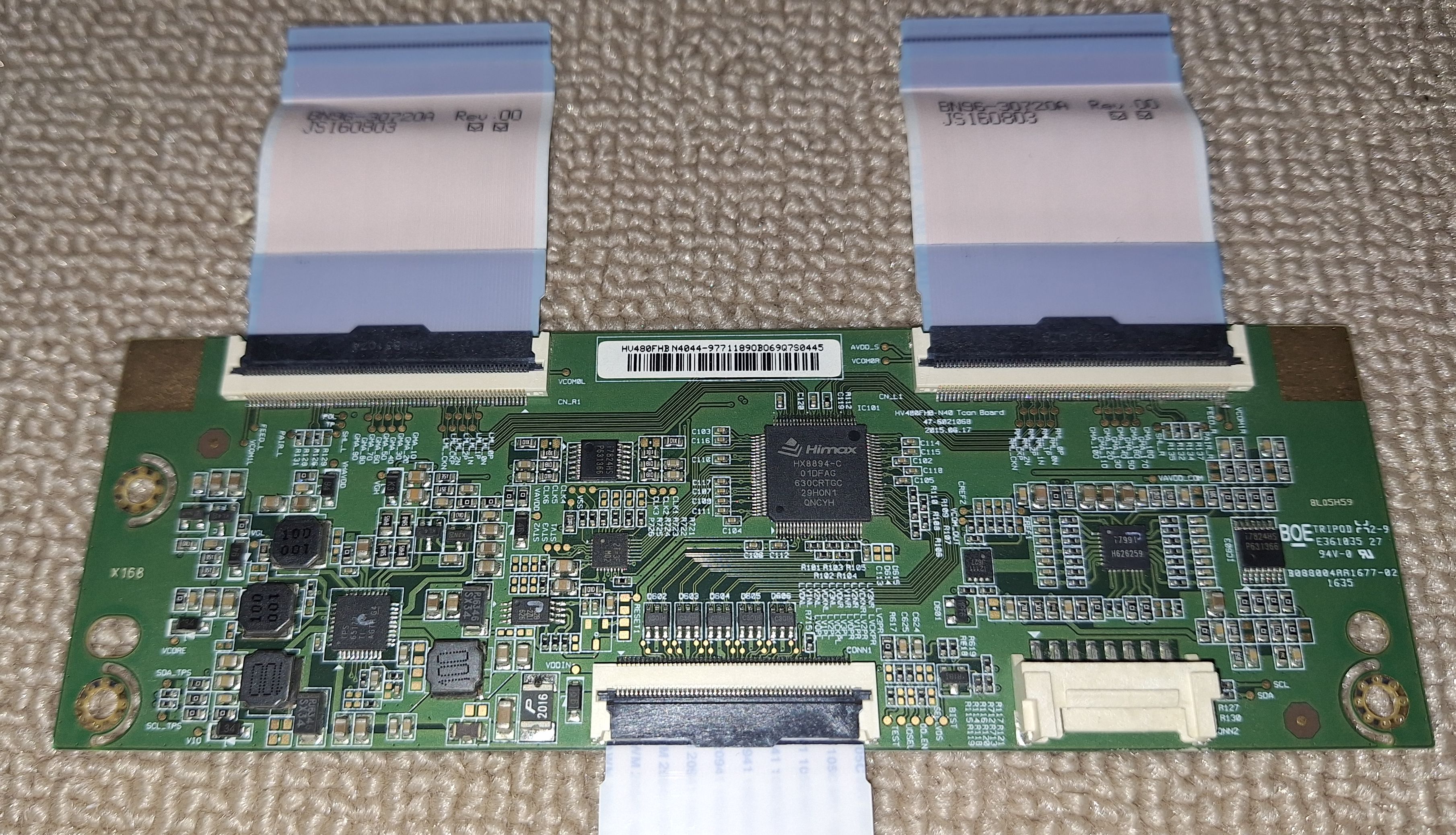 HV480FHB-N40 Tcon Board 47-6021068 2015.06.17 - pozitia VK210