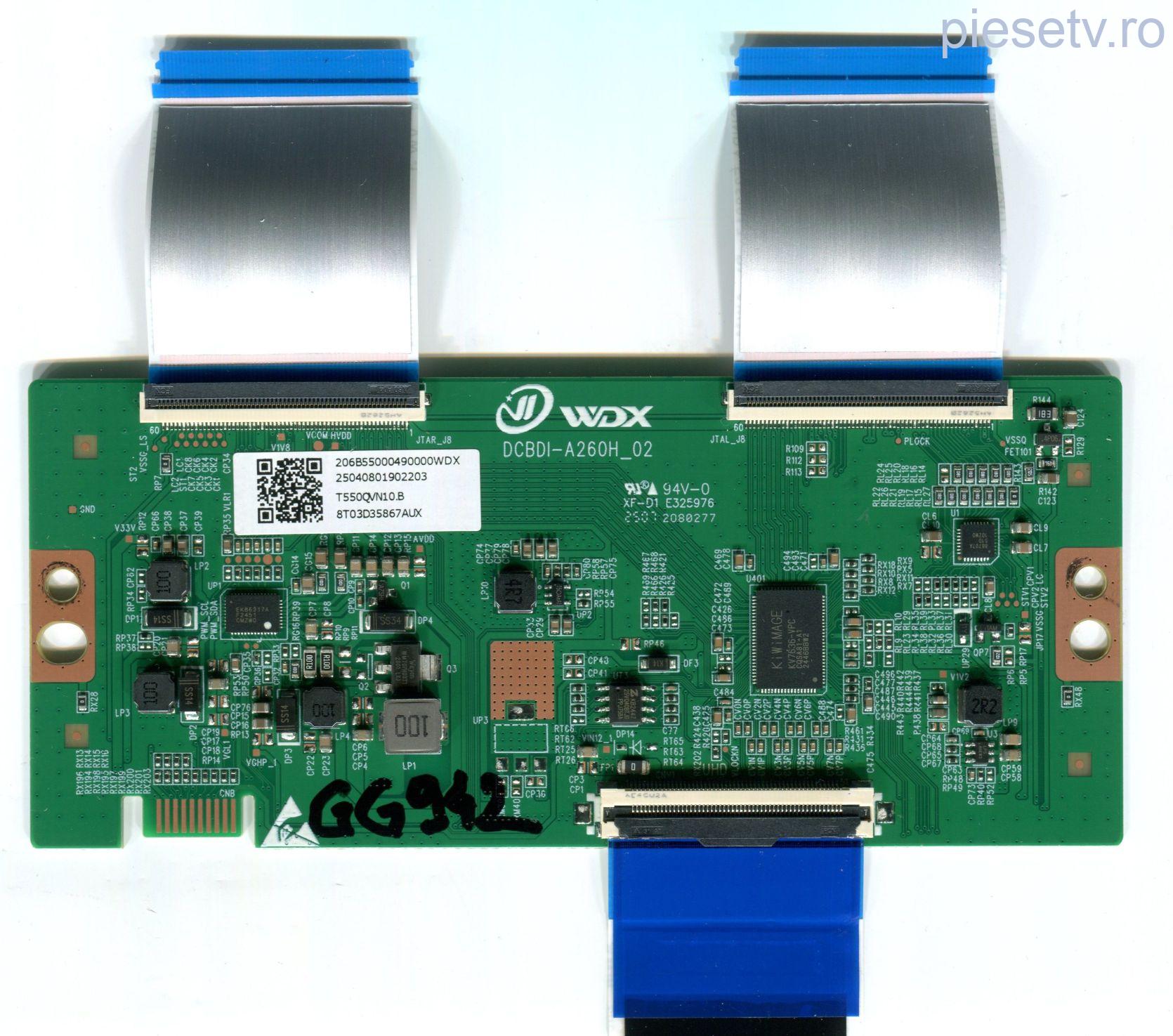 WDX DCBDI-A260H_02 T550QVN10.B - pozitia GG942 GG949