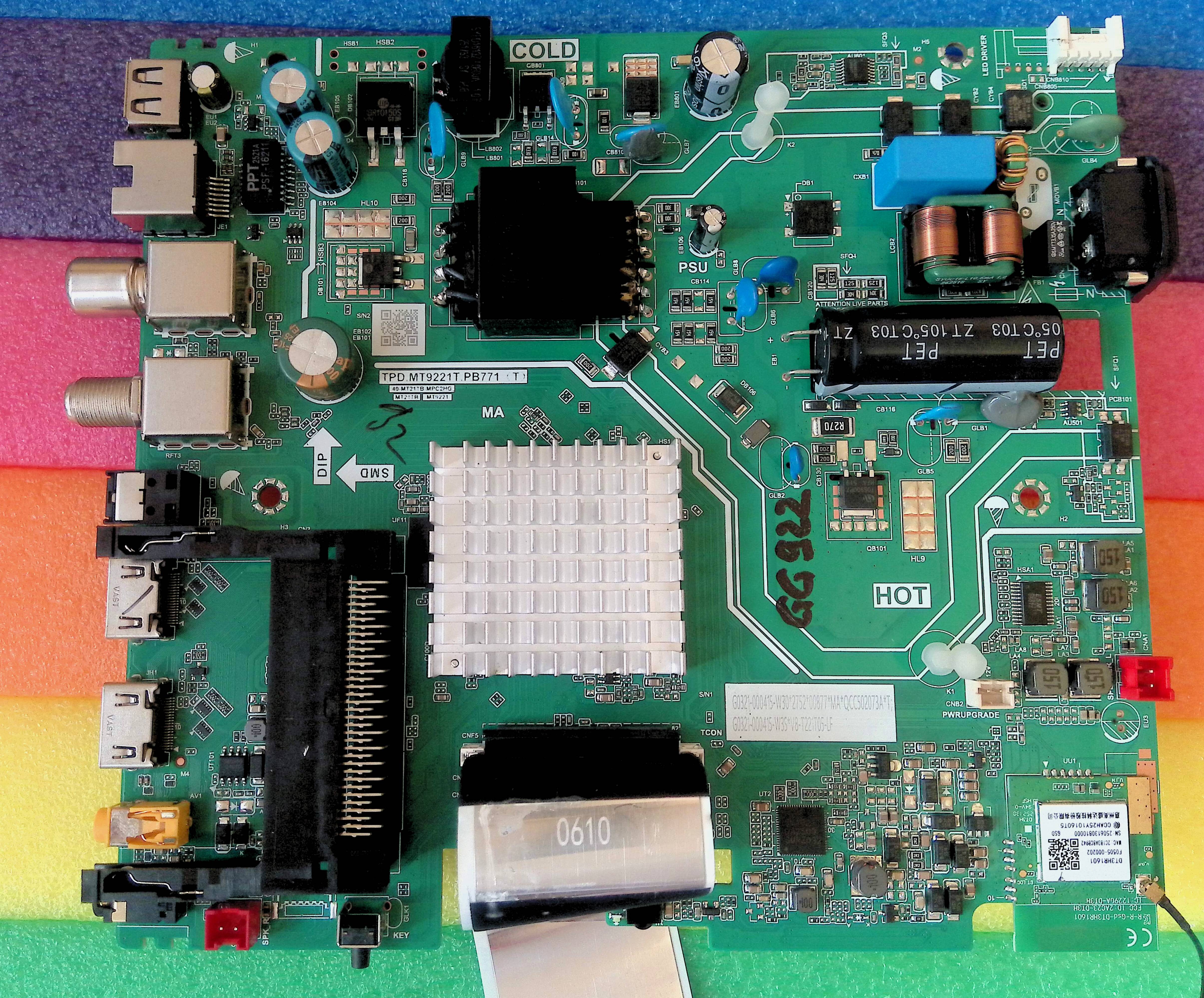 TPD.MT9221T.PB771 (T)  40-MT21TB-MPC2HG - MT9221 - MT21TB V8-T221T05-LF PID 2752 - pozitia GG922