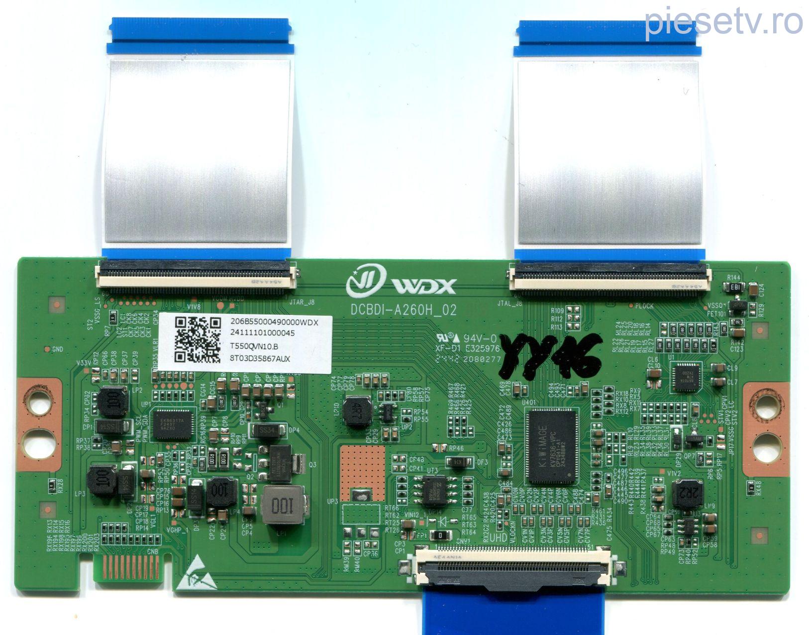 WDX DCBDI-A260H_02 T550QVN10.B - pozitia YY16