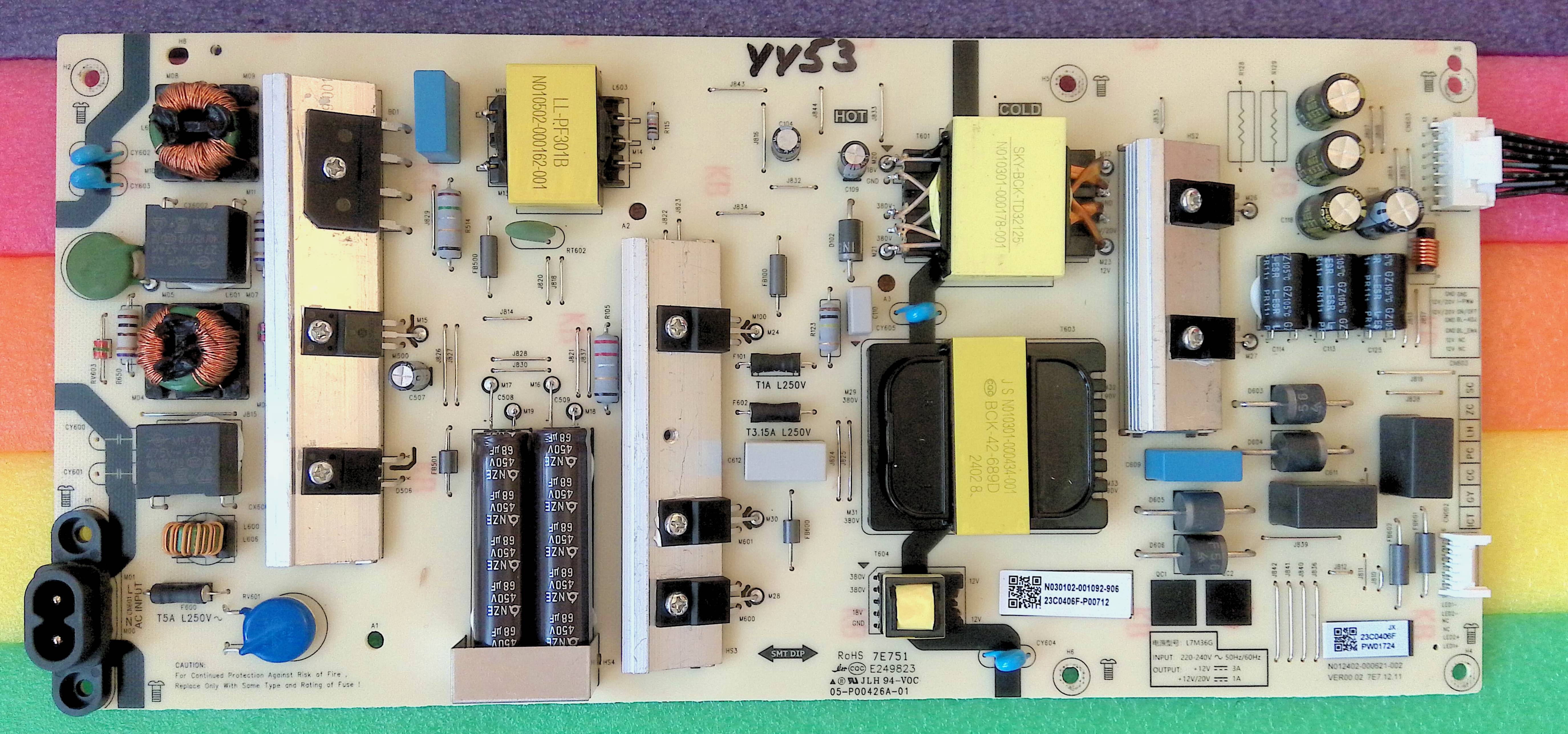 L7M36G N012402-000621-002 VER00.02 7E7.12.11 - pozitia YY53