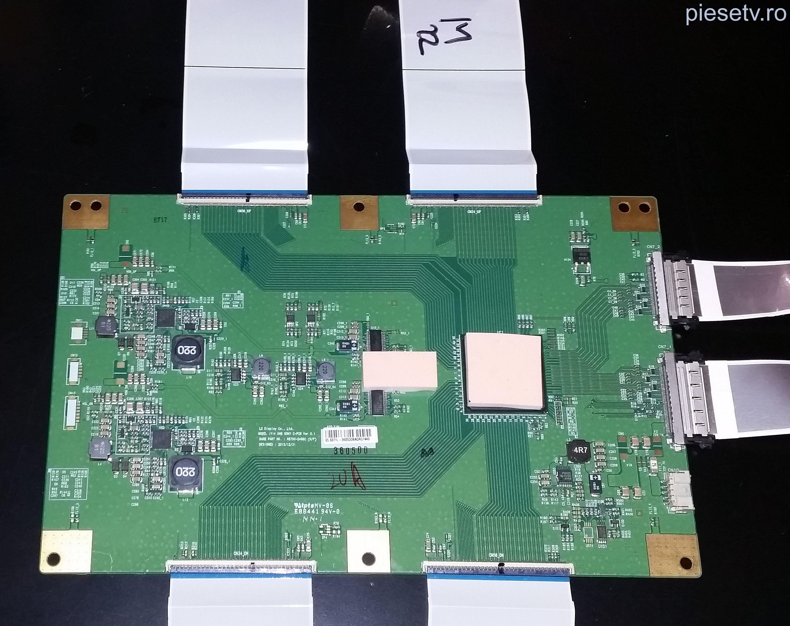 6871L-3605D = V14 UHD SONY C-PCB Ver 0.1 = 6870C-0466C (H_F) - pozitia M22
