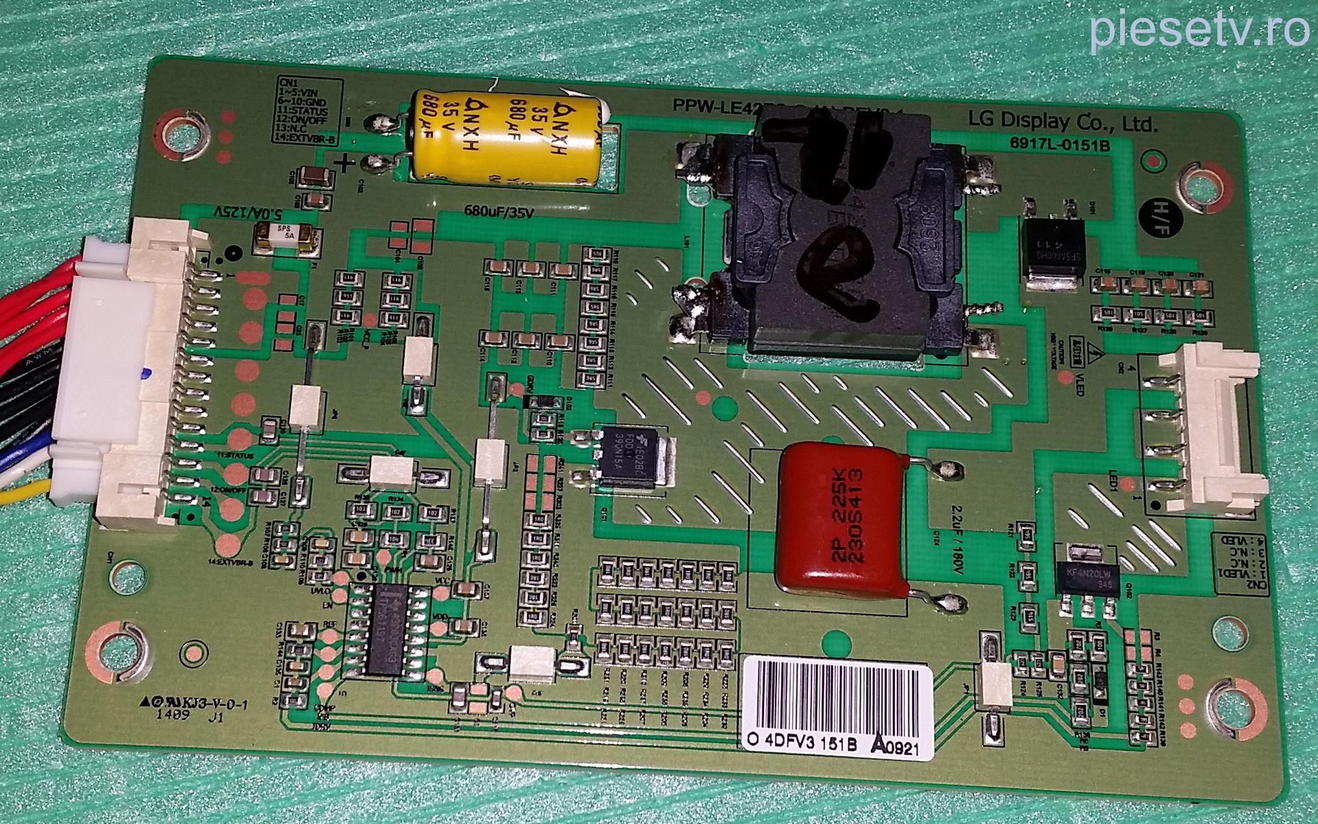 6917L-0151B = PPW-LE42FC-O (A) REV0.1 - pozitia J12