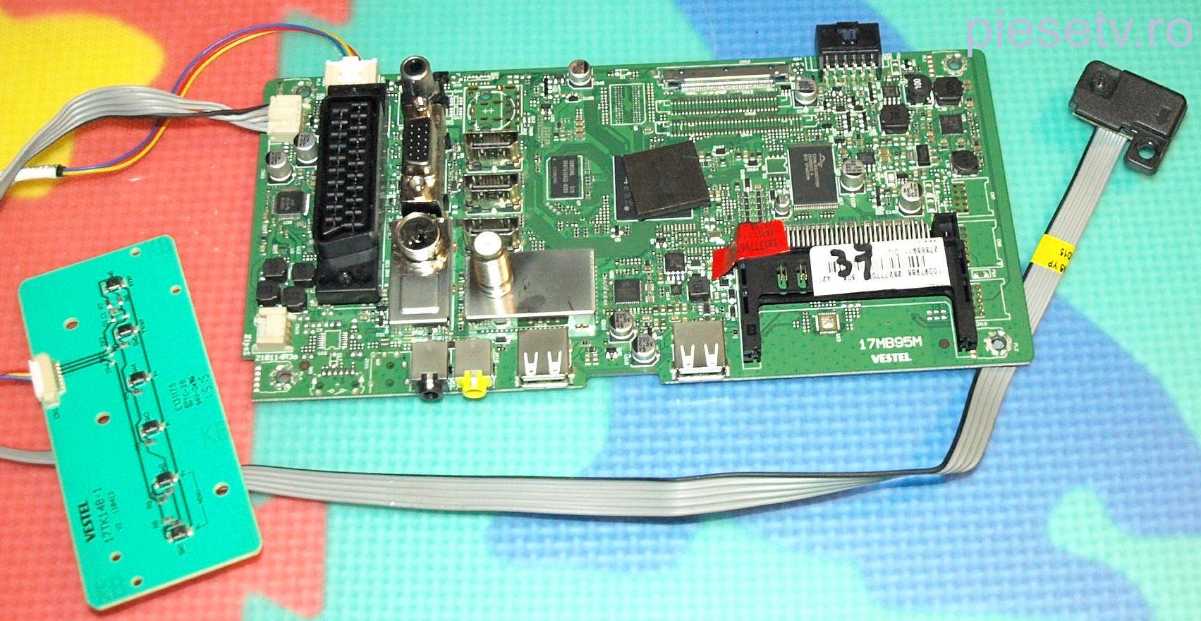 17MB95M - conector alimentare mic conector LVDS FHD metalic LG - pozitia FX37