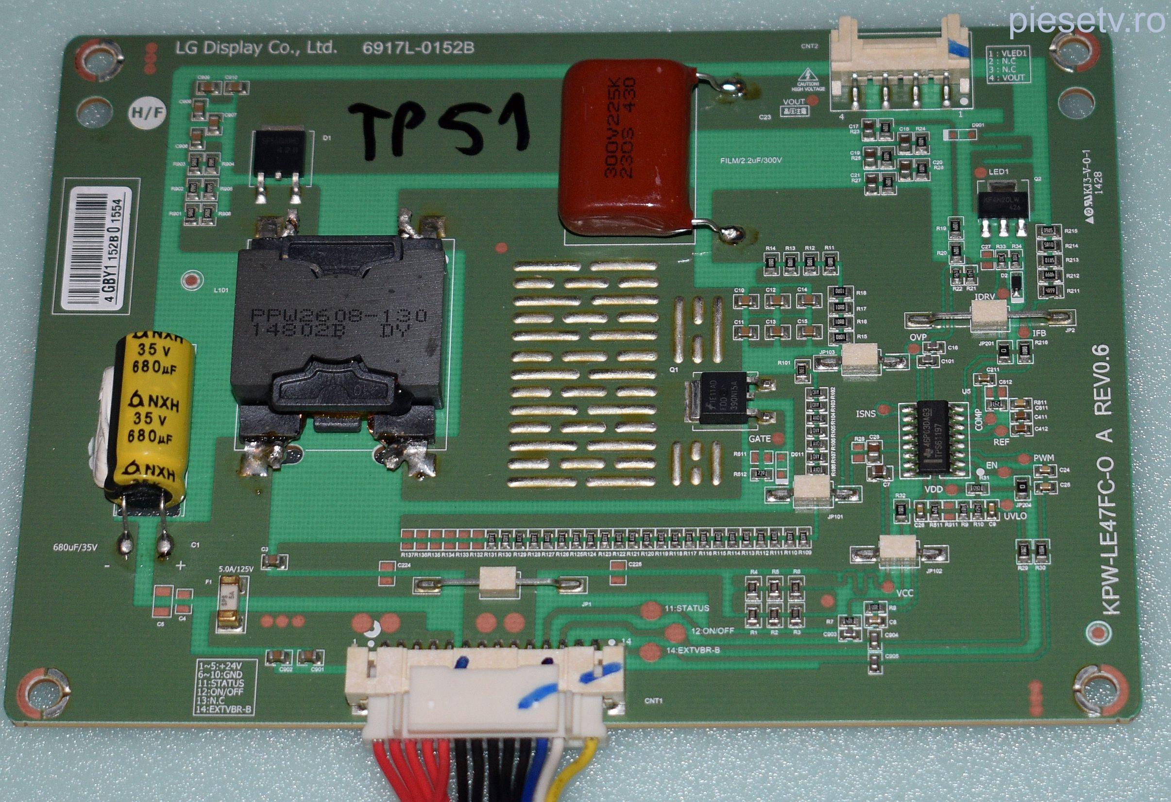 6917L-0152B = KPW-LE47FC-O A REV0.6 - pozitia TM51