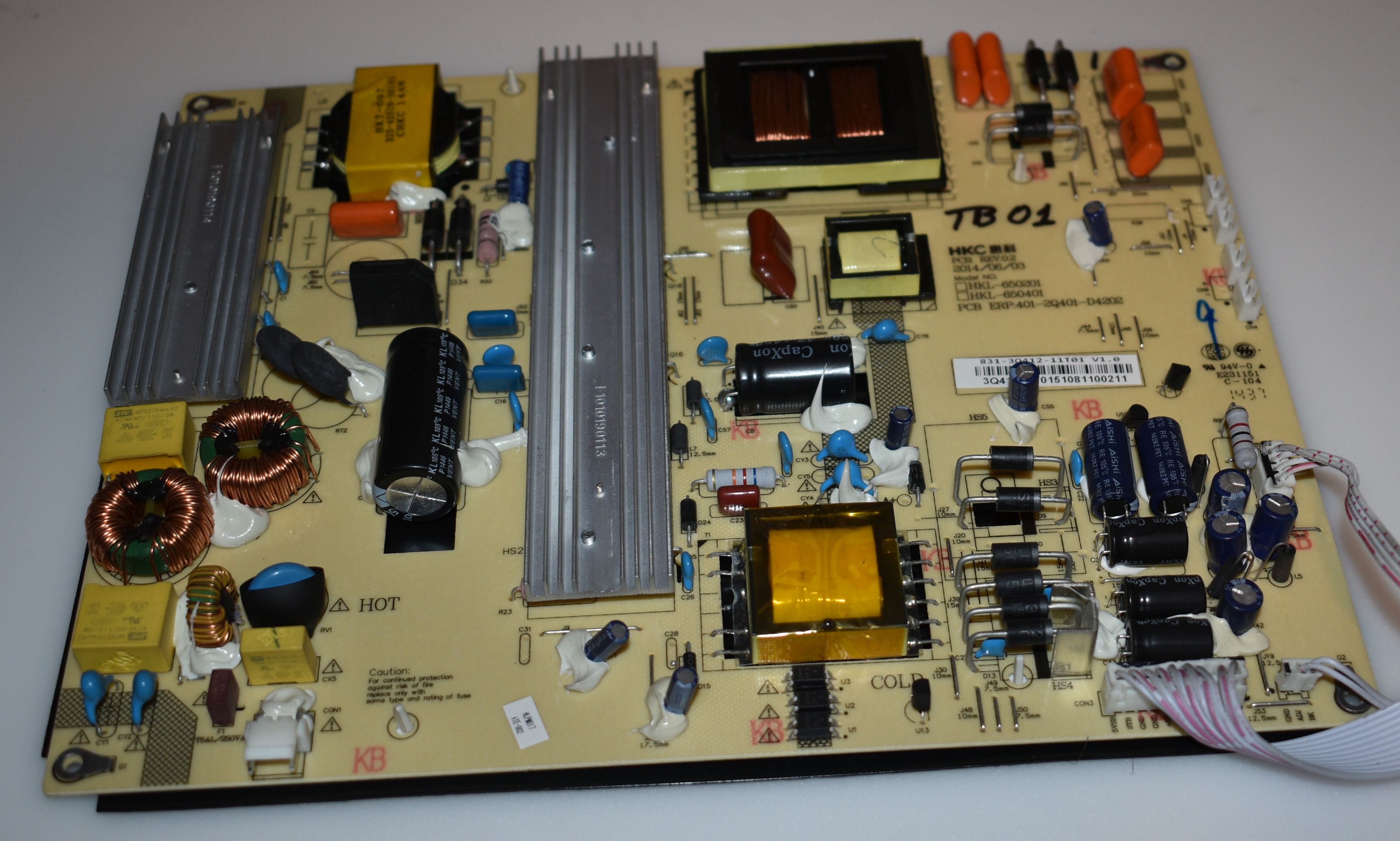 HKL-650201 HKL-650401 401-2Q401-D4202 = 831-3Q412-11T01 - pozitia TB01 TB02 TB23