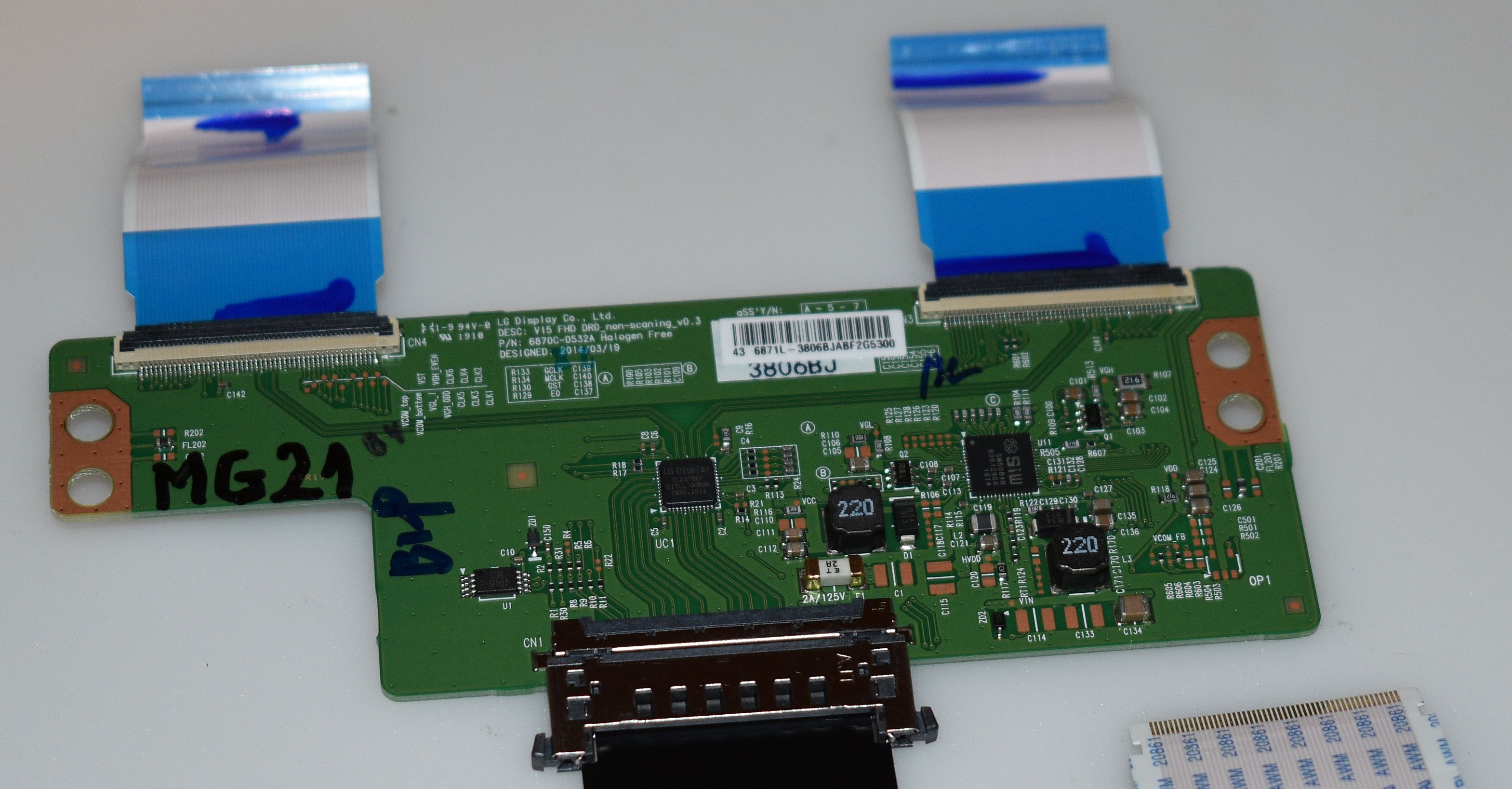 6871L-3806B = 6870C-0532A Halogen Free = V15 FHD DRD_non-scaning_v0.3 - pozitia MG21