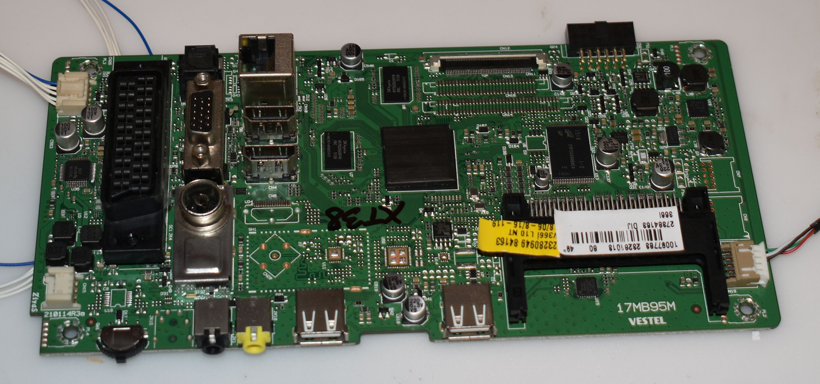 17MB95M SMART - conector LVDS FHD clapeta - pozitia XT116 XT117 XT124 XT141 XT142
