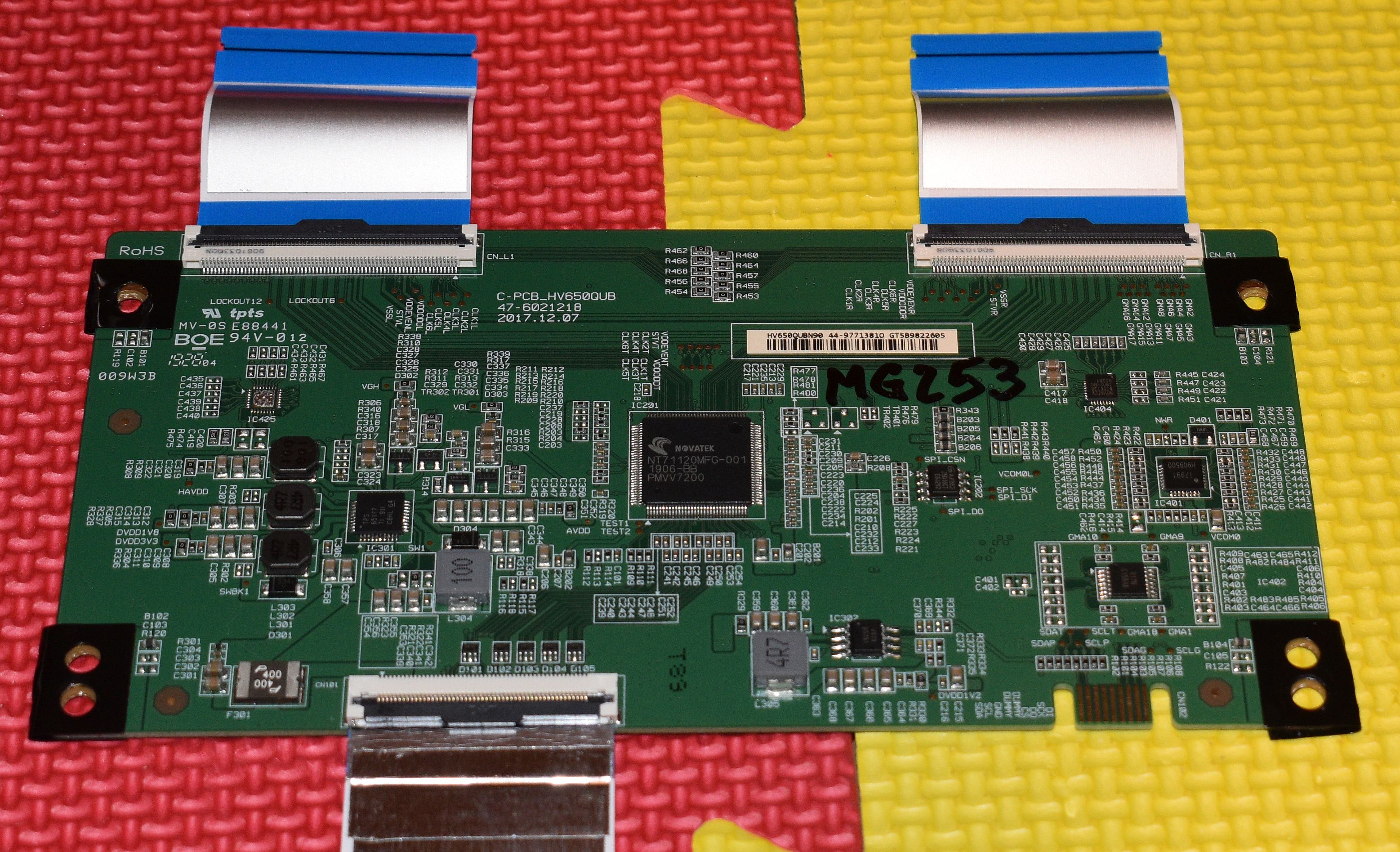 HV650QUBN90 = C-PCB_HV650QUB = 47-6021218 - pozitia MG253