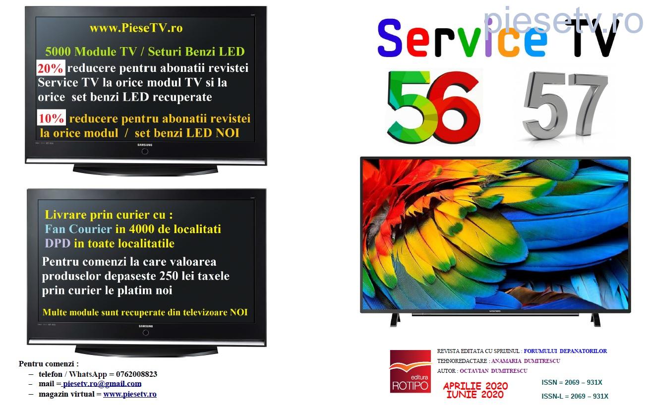       SERVICE TV - Nr 56-57 - aprilie / iunie 2020