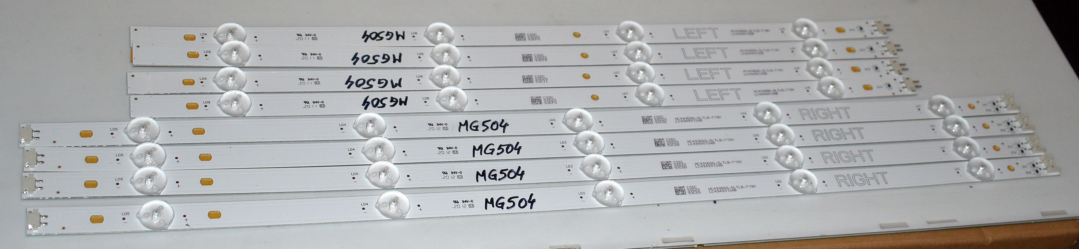 HC490DGG-SLTLB-719X LC49490135B + HC490DGG-SLTLB-719X LC49490134B pozitia MG504