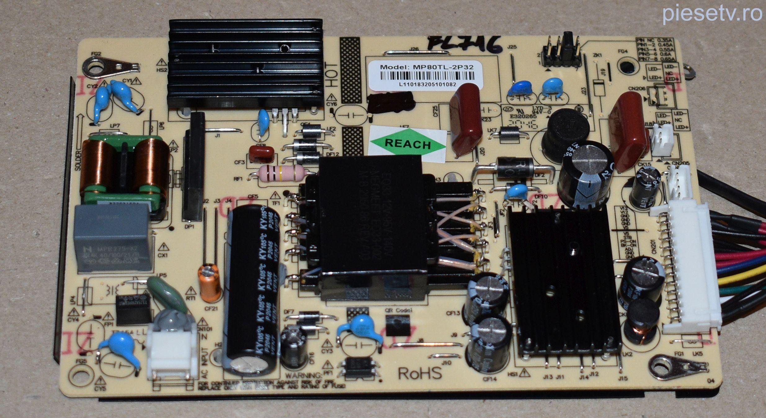 MP80TL-2P32 - pozitia FL716 FL834 SRL710