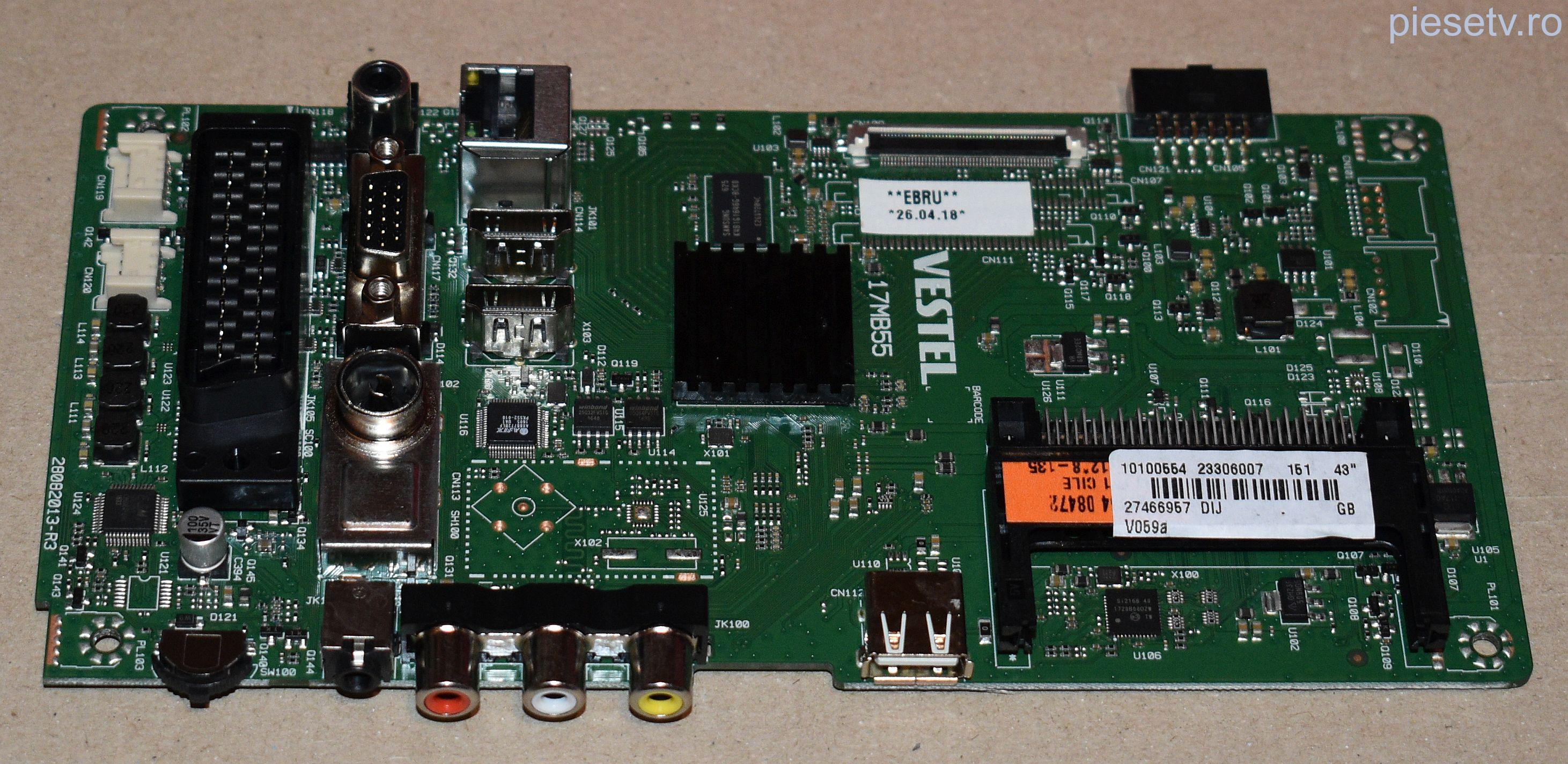 17MB55 ptr tv TELEFUNKEN cu ecran VES430UNDL-2D-N12 - pozitia GB05