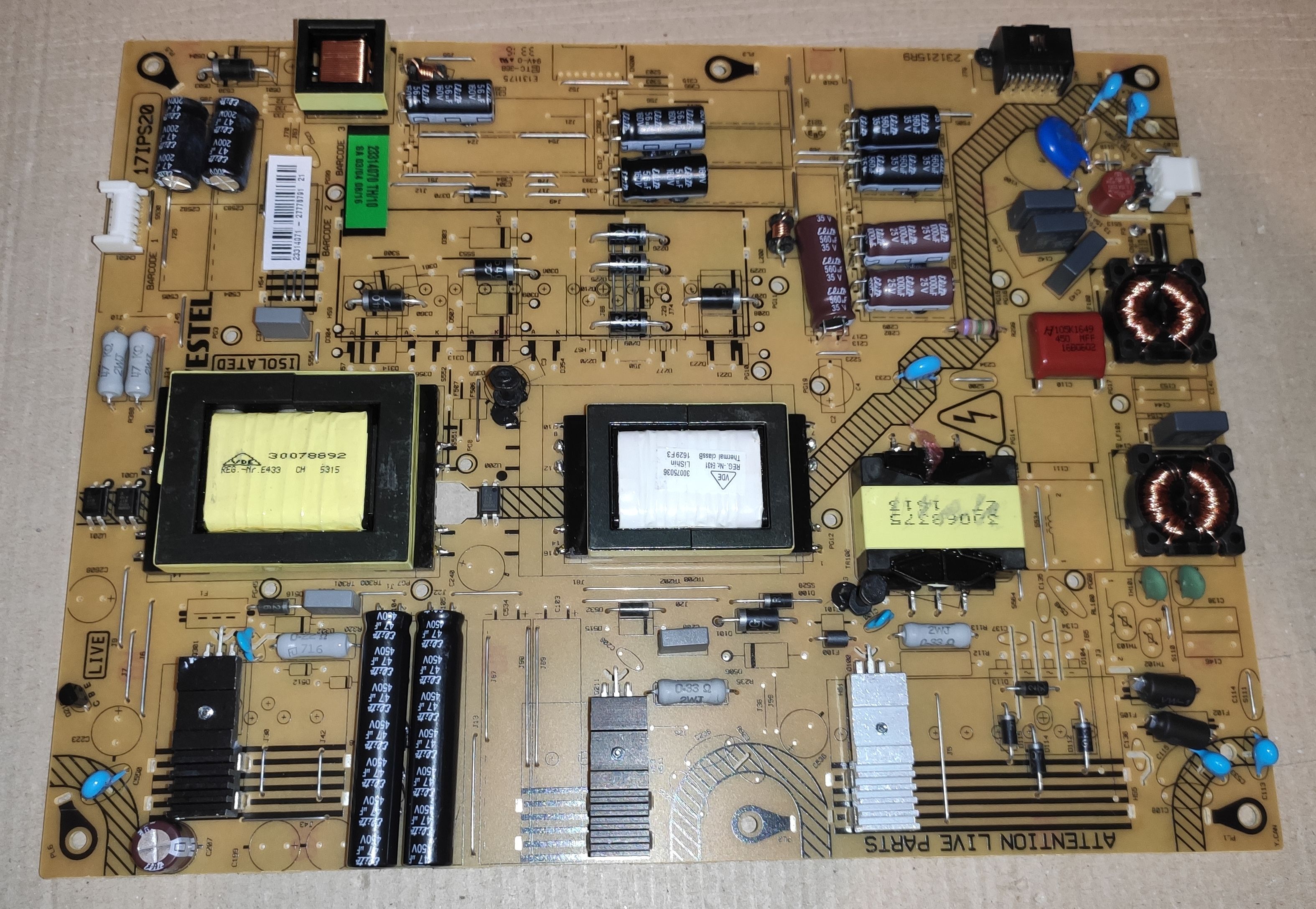 17IPS20 R9 55" EDGE 23314071 VES550UNEL-2D MB98 - pozitia GB122