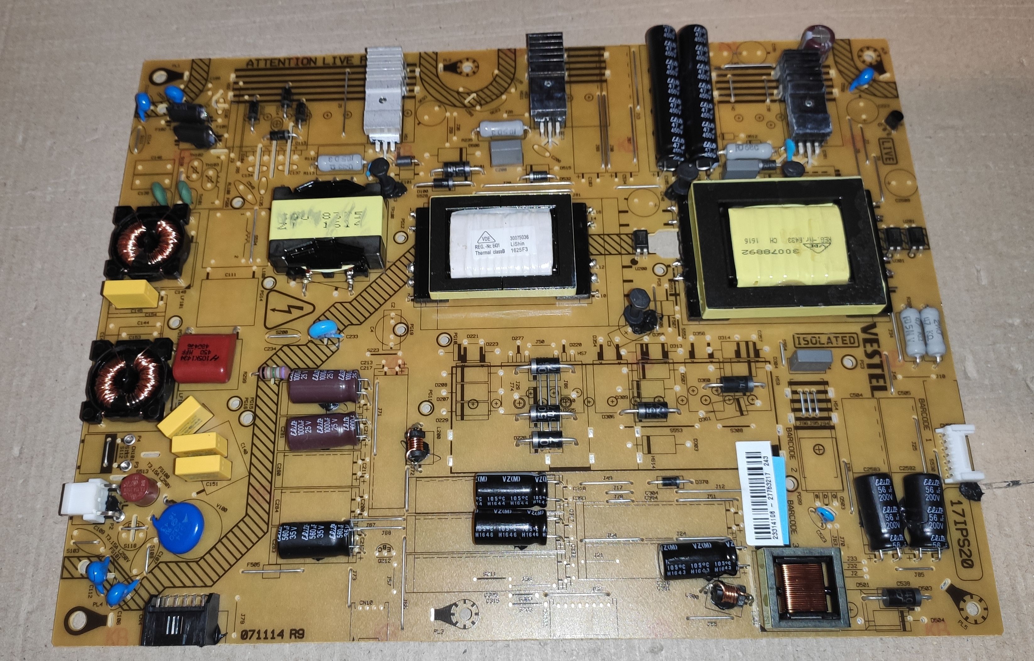 17IPS20 R9 55" 23314106 VES550UNDS-2D MB97 - pozitia GB125