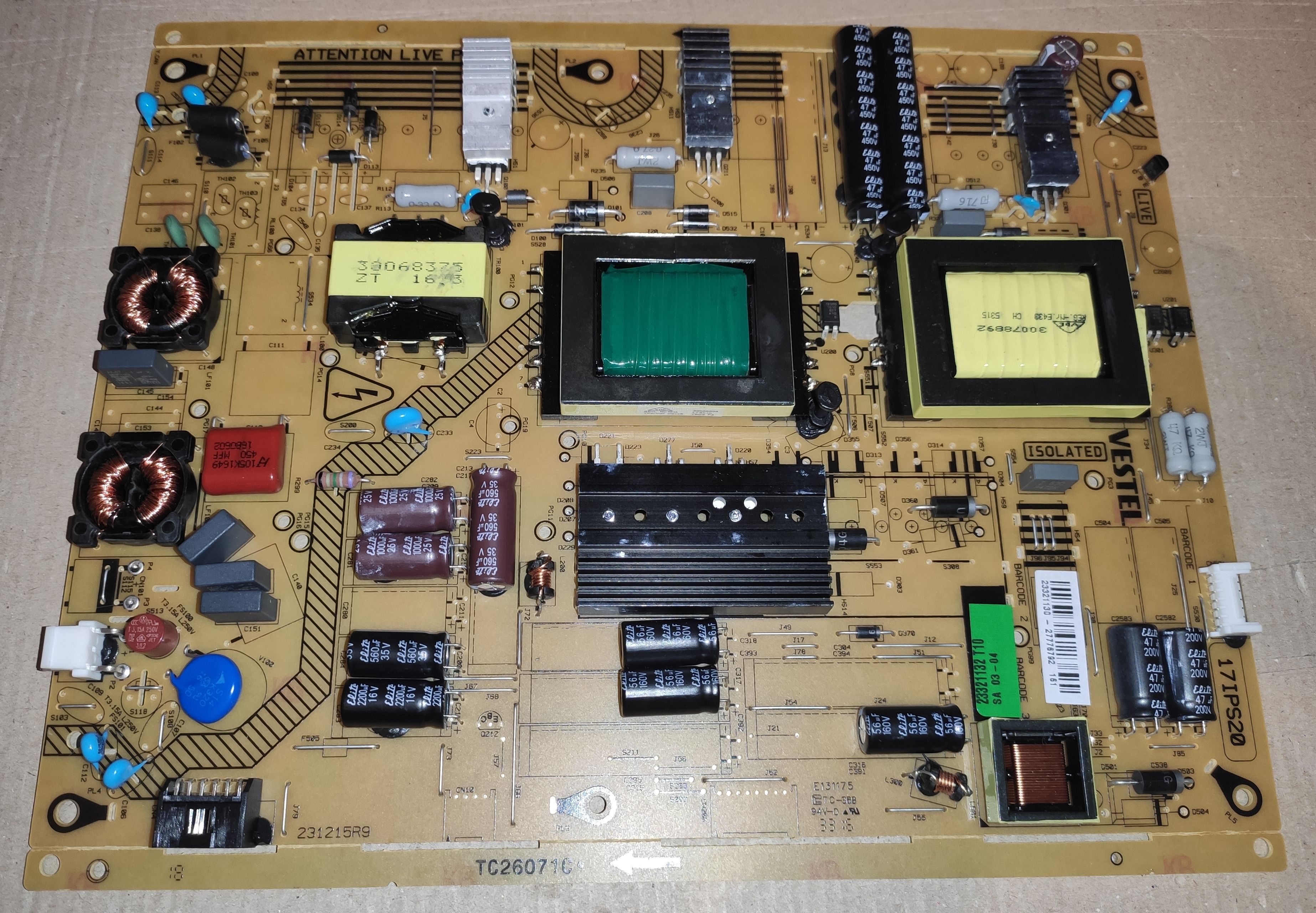 17IPS20 R9 43" EDGE 23321130 VES430QNEL-2D MB100 - pozitia GB127