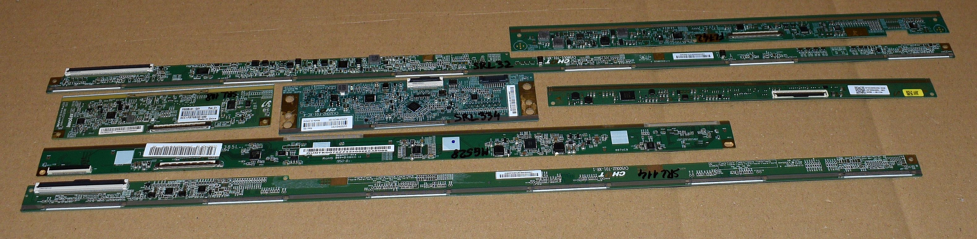 7 module TCON atasate de ecran - pentru piese - pozitia PCB18