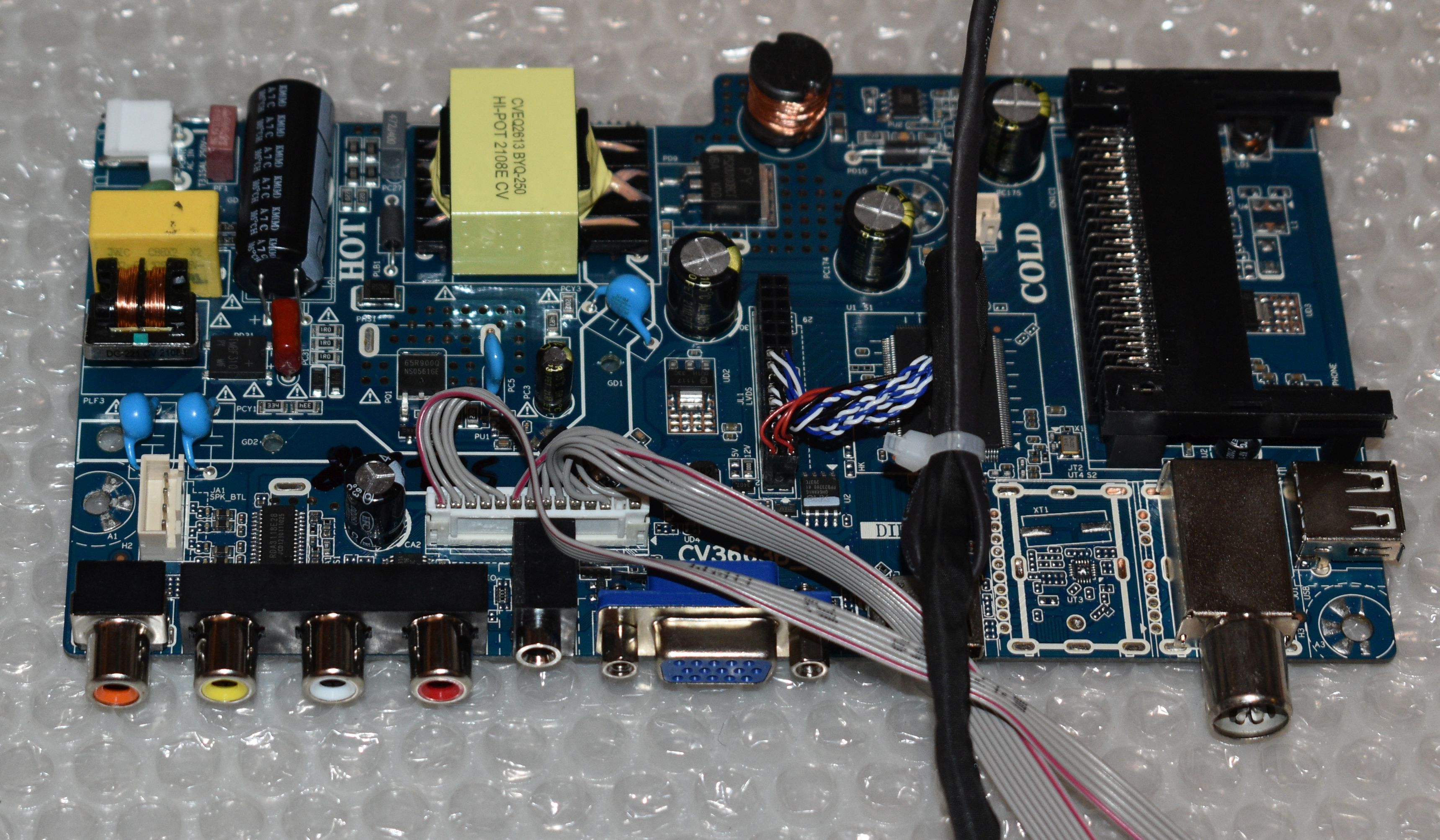 CV3663B_A24 ( ecran HD cu LVDS la 12V ) - pozitia GG632 GG633