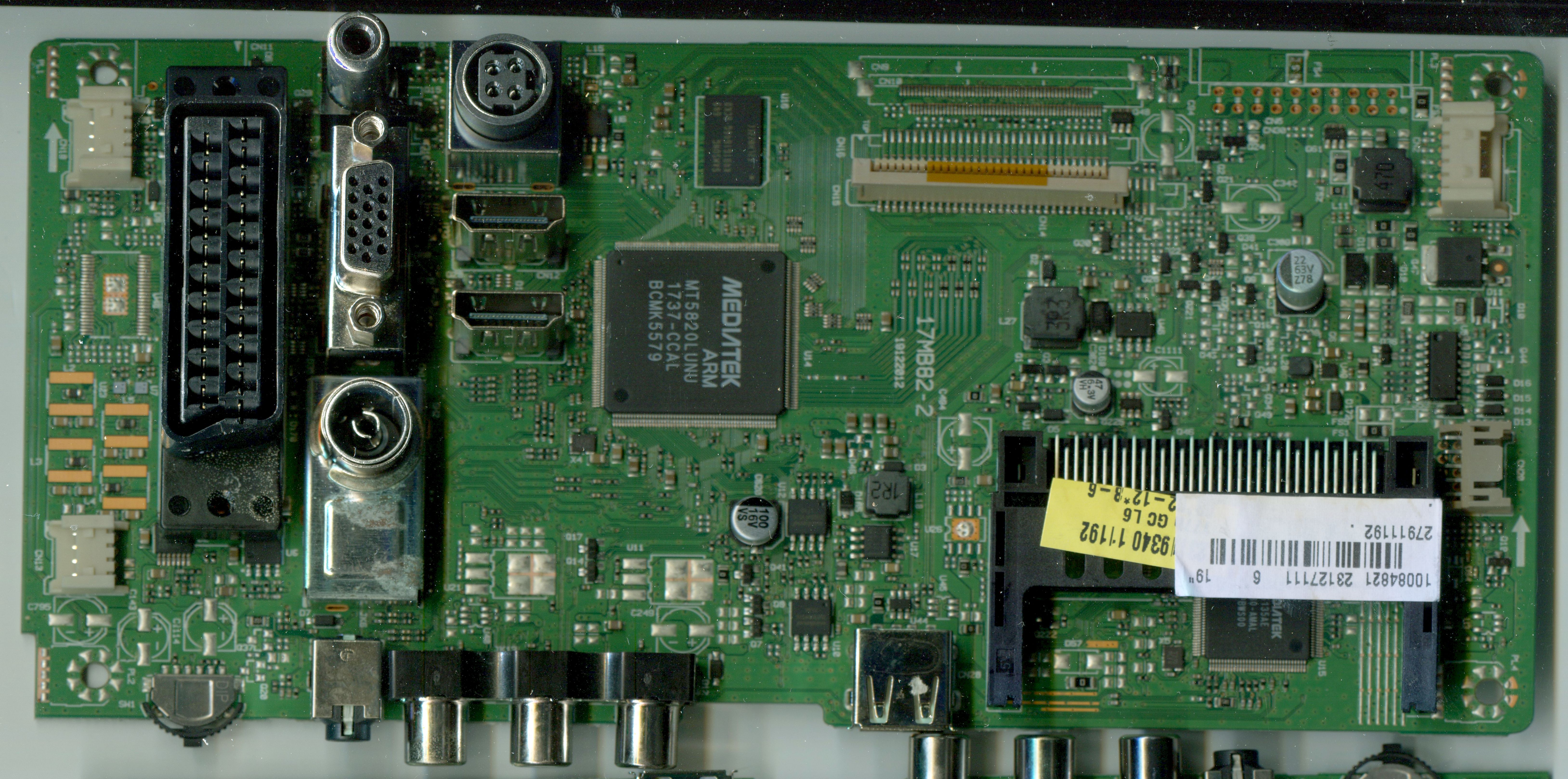 17MB82-2 conector alimentare mic , conector LVDS HD tip Samsung - pozitia UK152