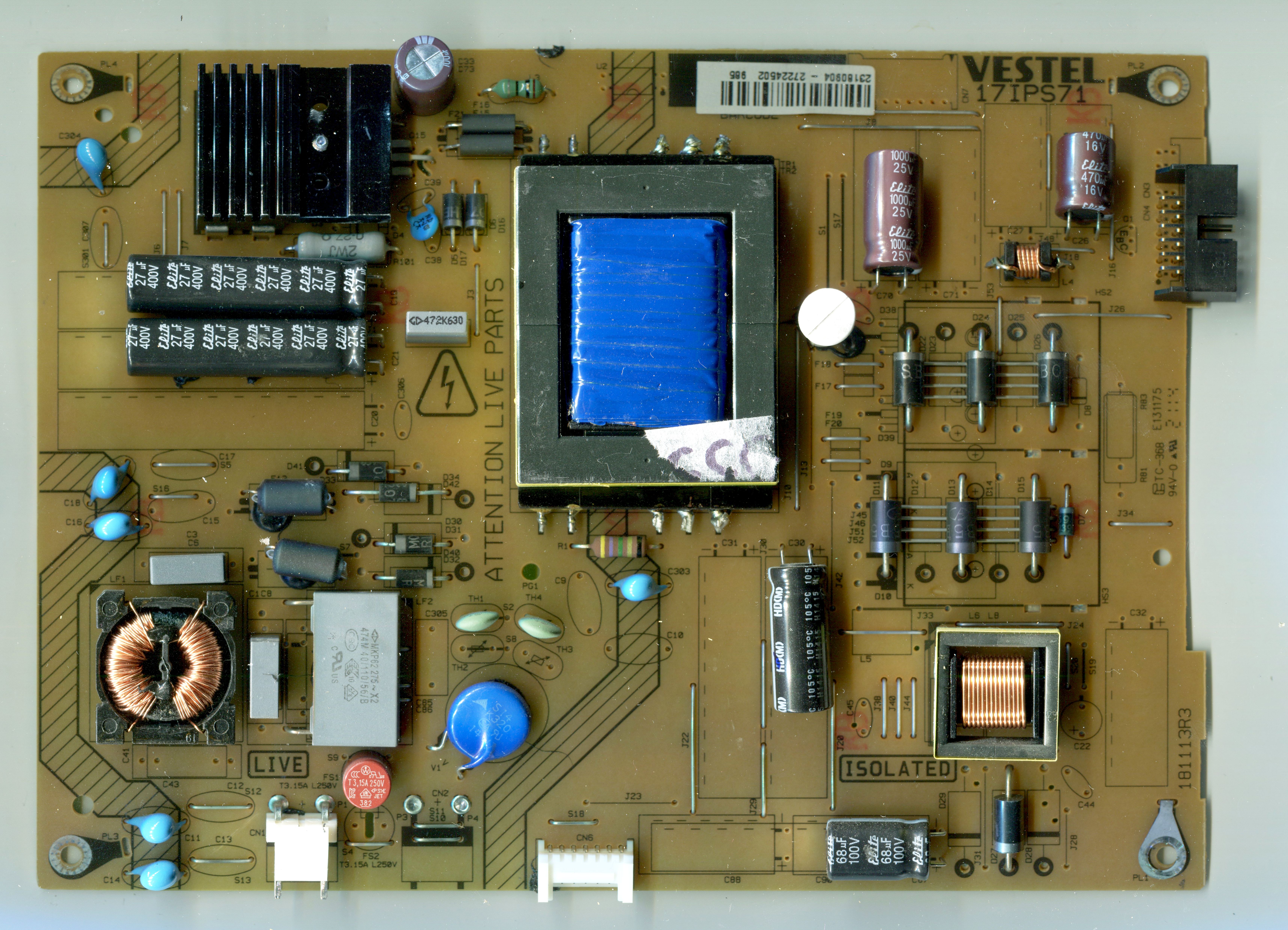 17IPS71 32" 400mA fara 24V - pozitia GB100