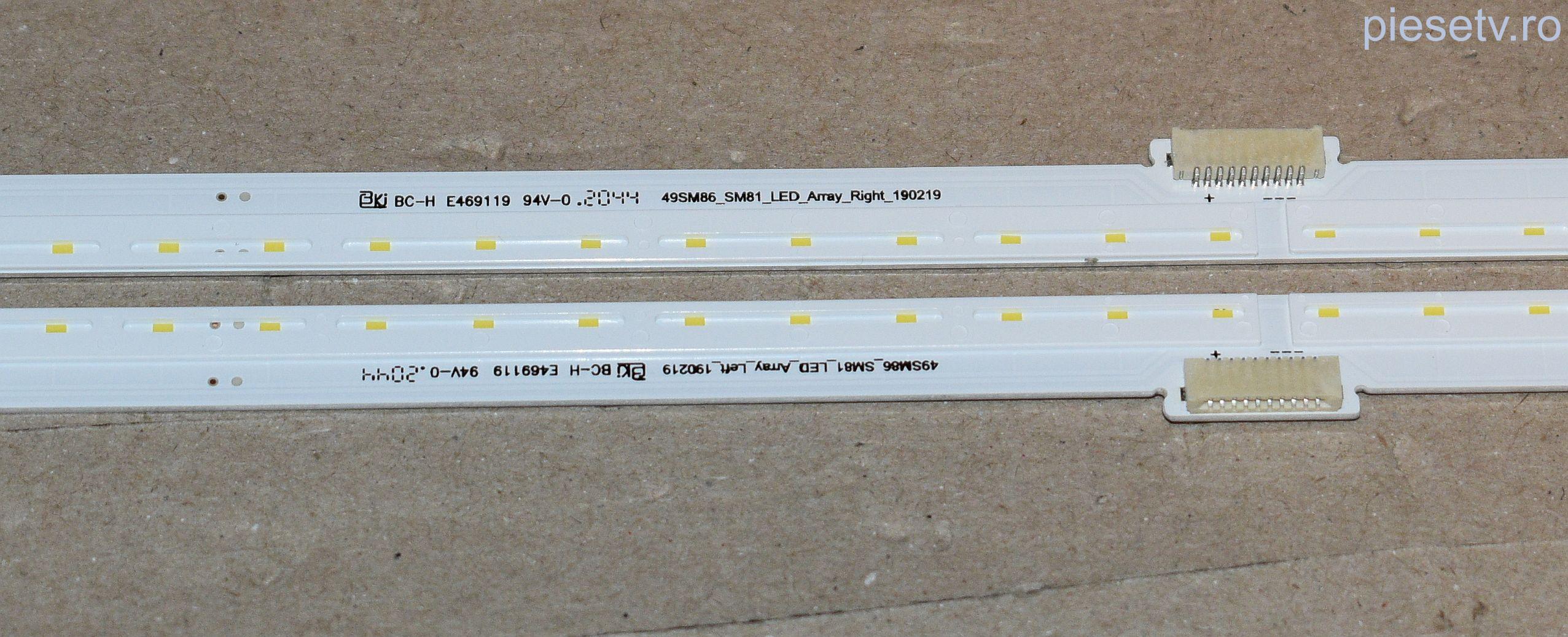 49SM86_SM81_LED_Array_Right_190219 + 49SM86_SM81_LED_Array_Left - pozitia FL792